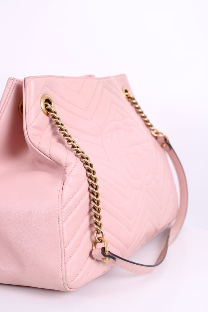 Gucci Gucci GG Marmont Shoulder Bag Pink