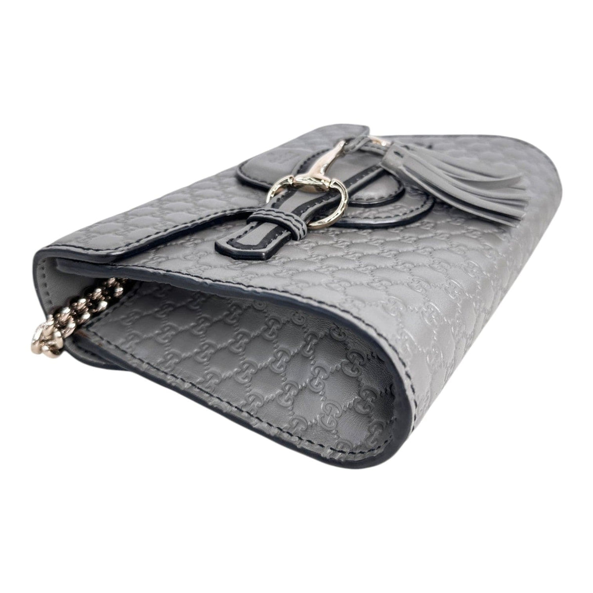 Gucci Gucci Grey Guccissima Bag