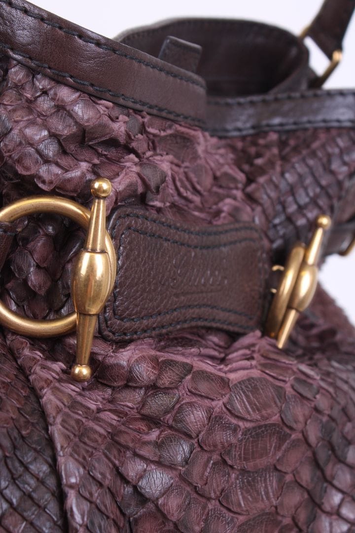 Gucci Gucci Jockey Hobo Aubergine