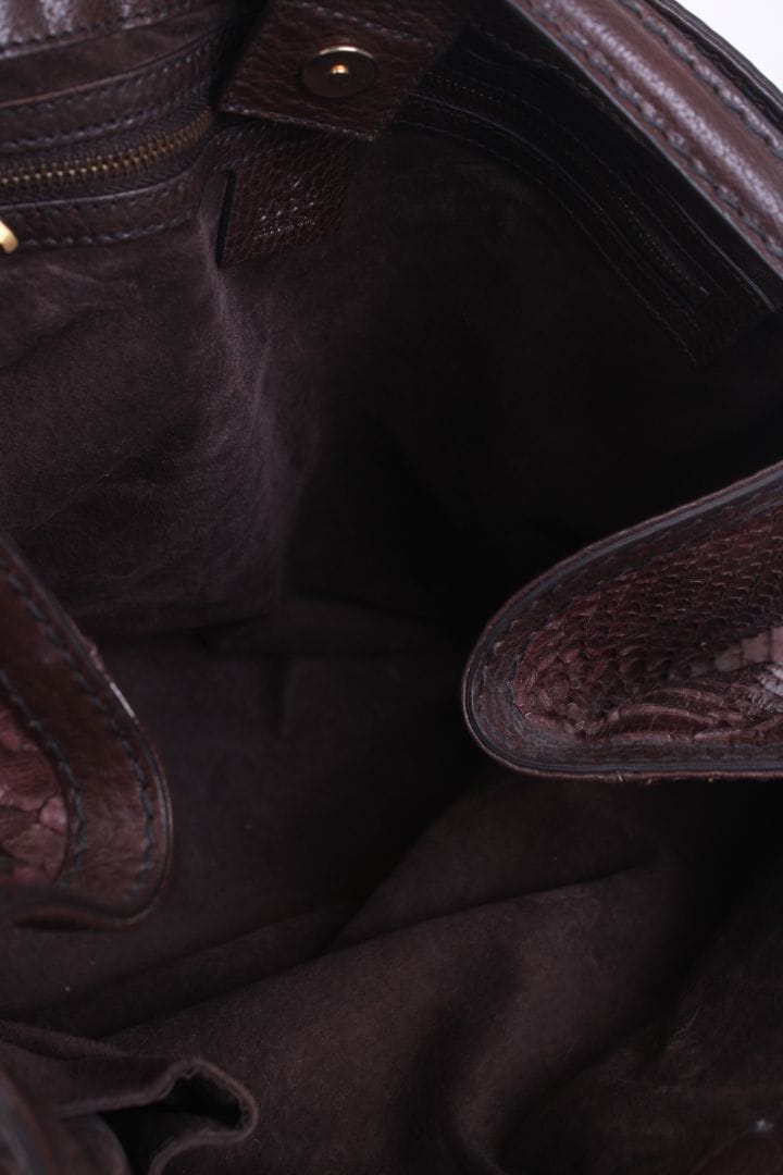 Gucci Gucci Jockey Hobo Aubergine