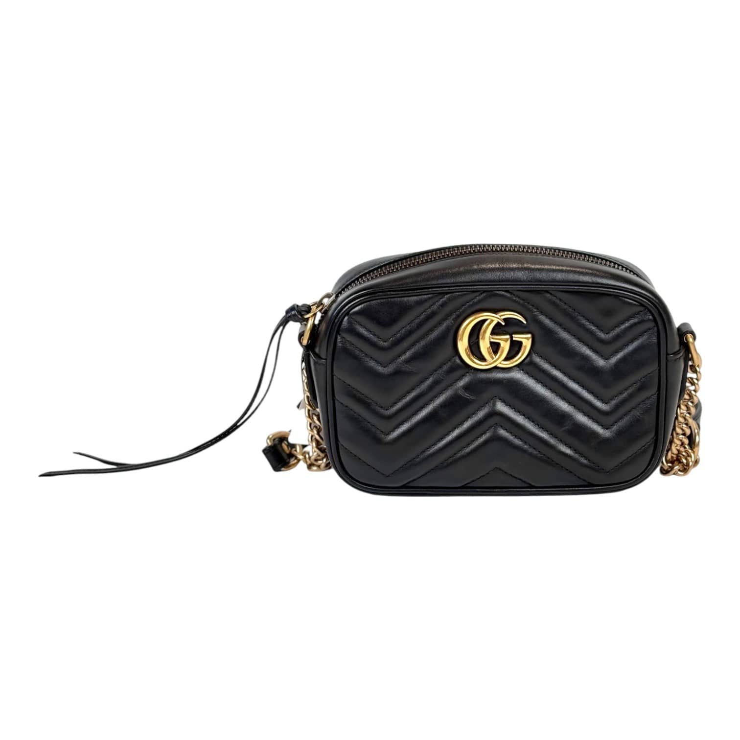 Gucci Gucci Marmont Camera Mini Black Bag