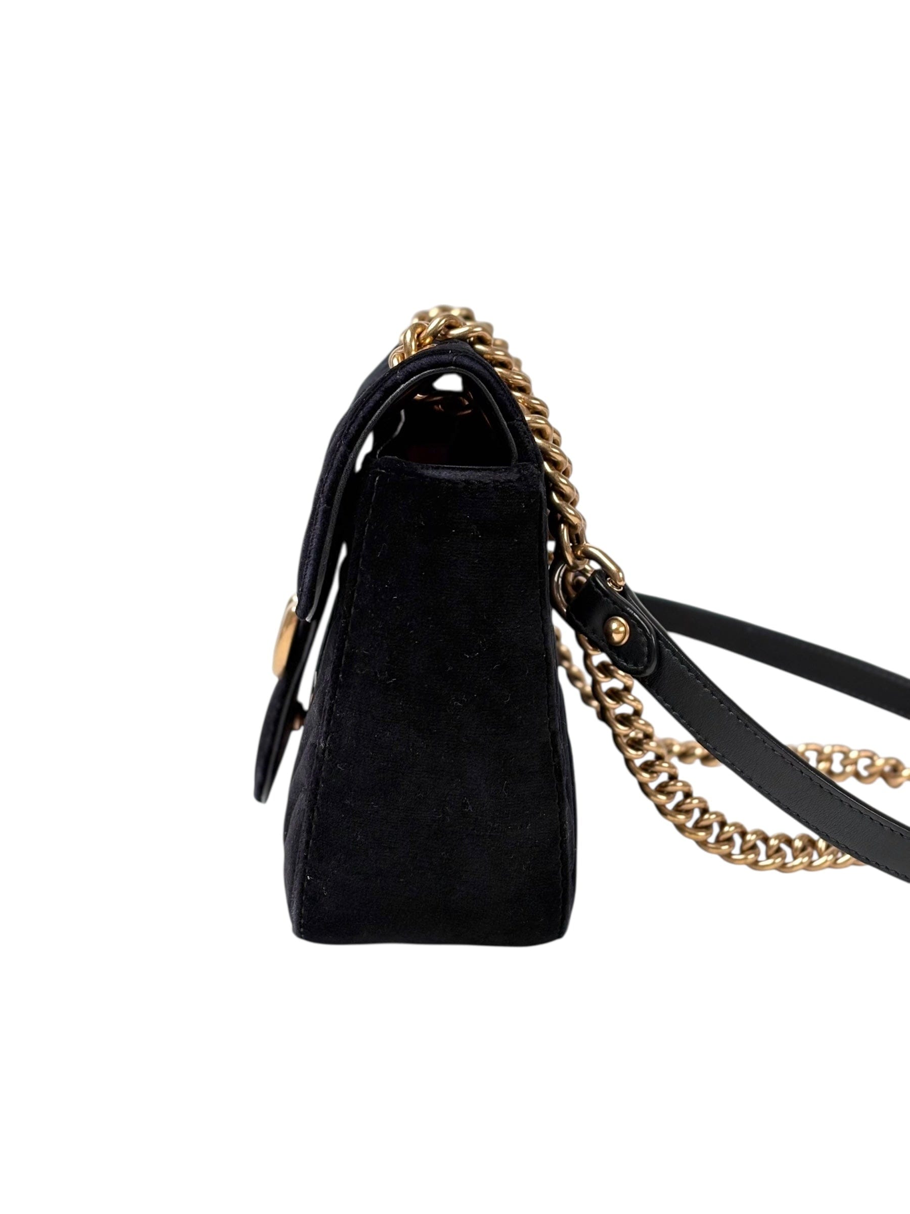 Gucci Gucci Marmont Small Bag Black Velvet