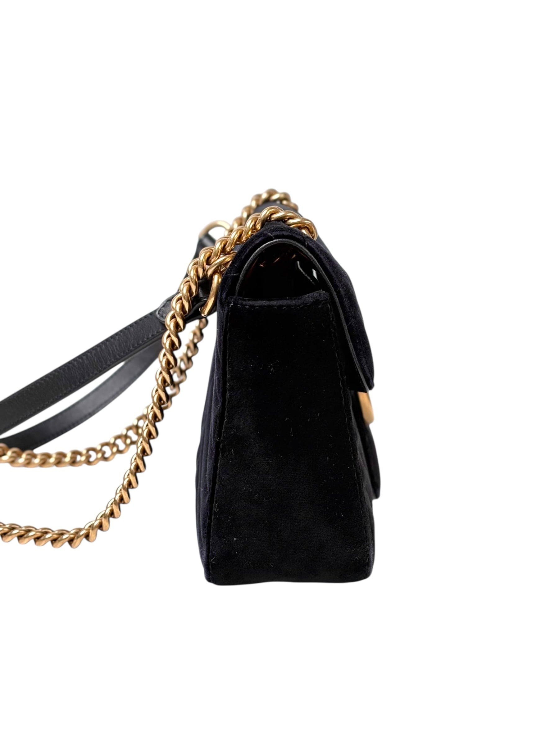 Gucci Gucci Marmont Small Bag Black Velvet