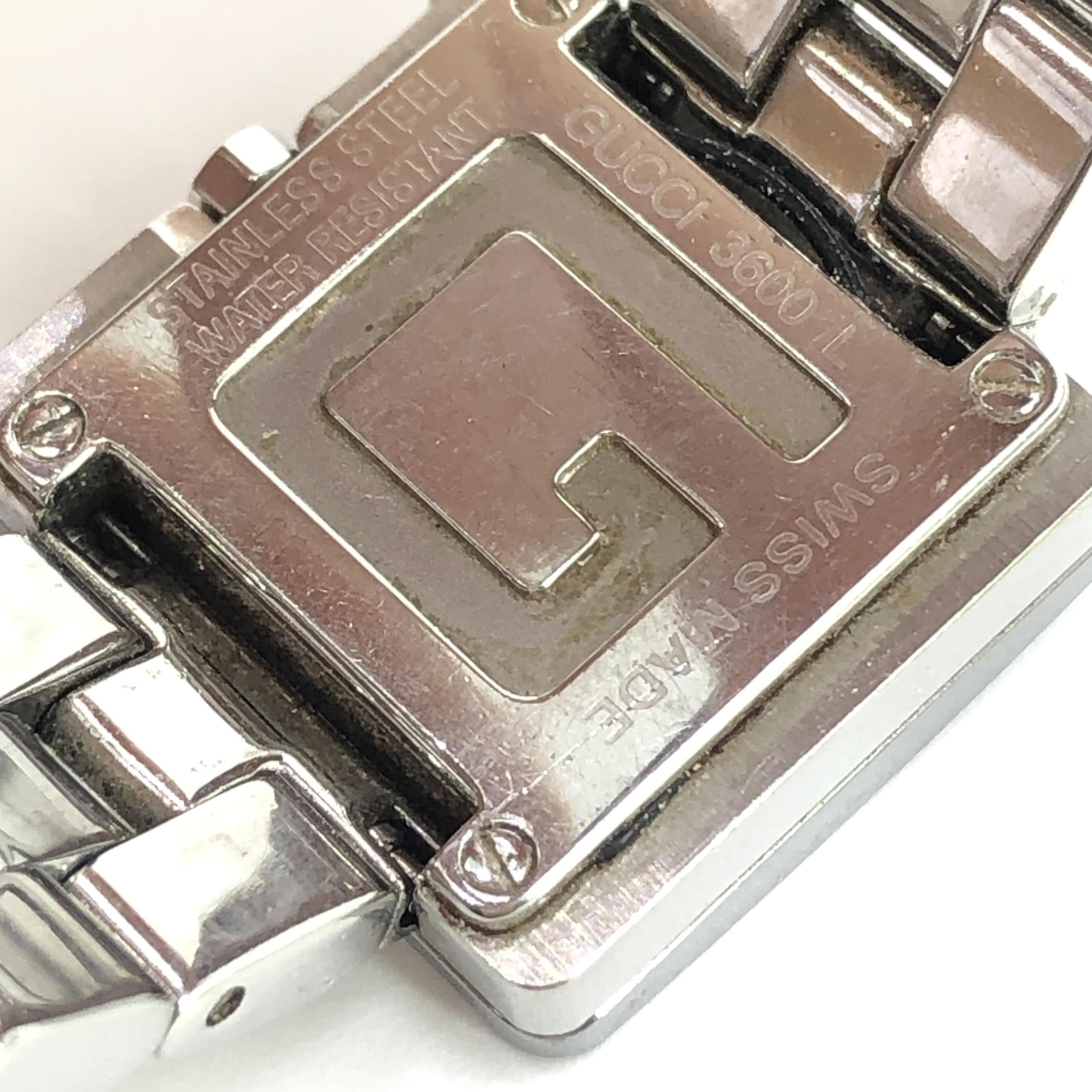 Gucci Gucci Black Stainless Steel G Series 3600M, watch ALC3364