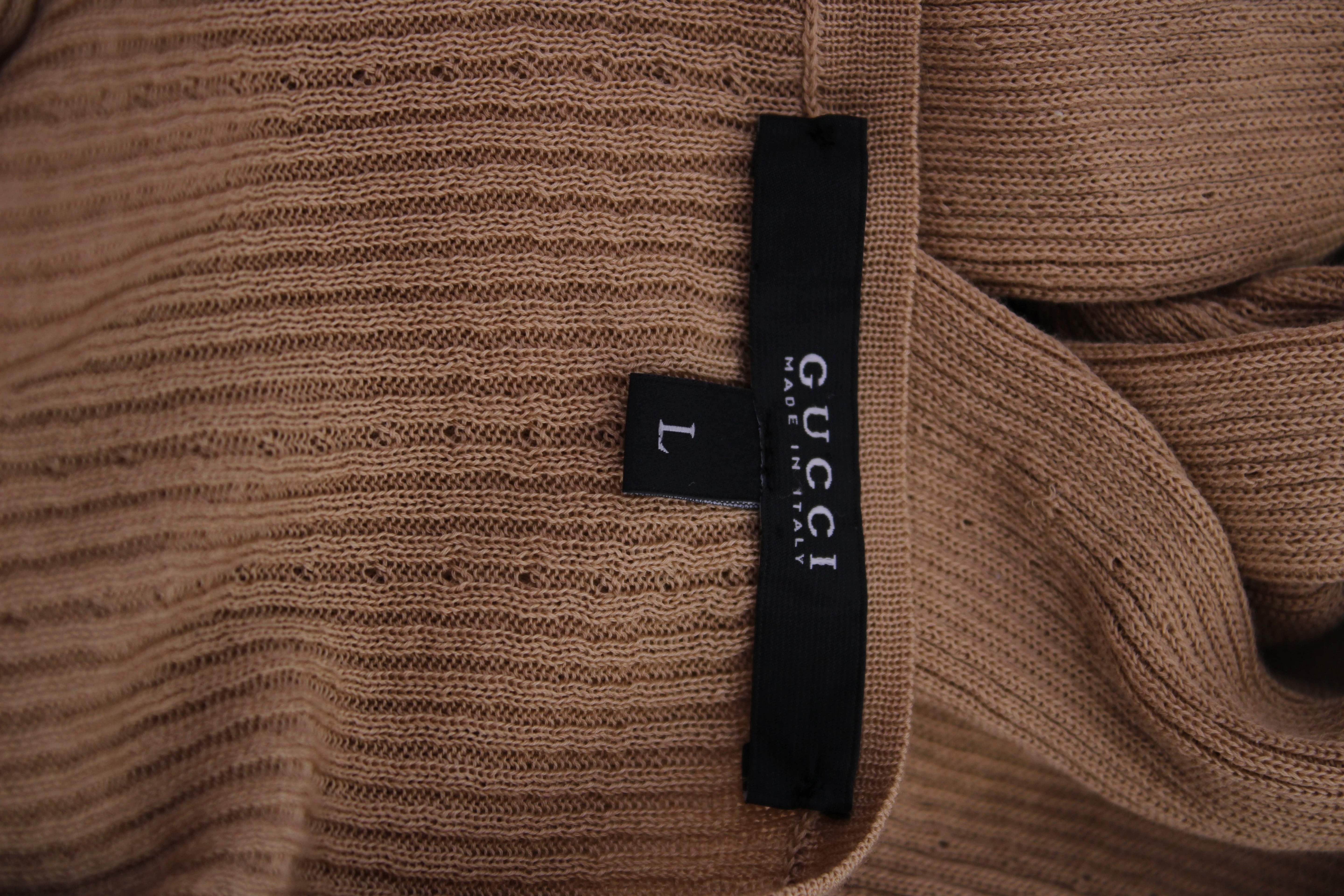 Gucci Gucci L/S Chain Neck Jumper Beige L