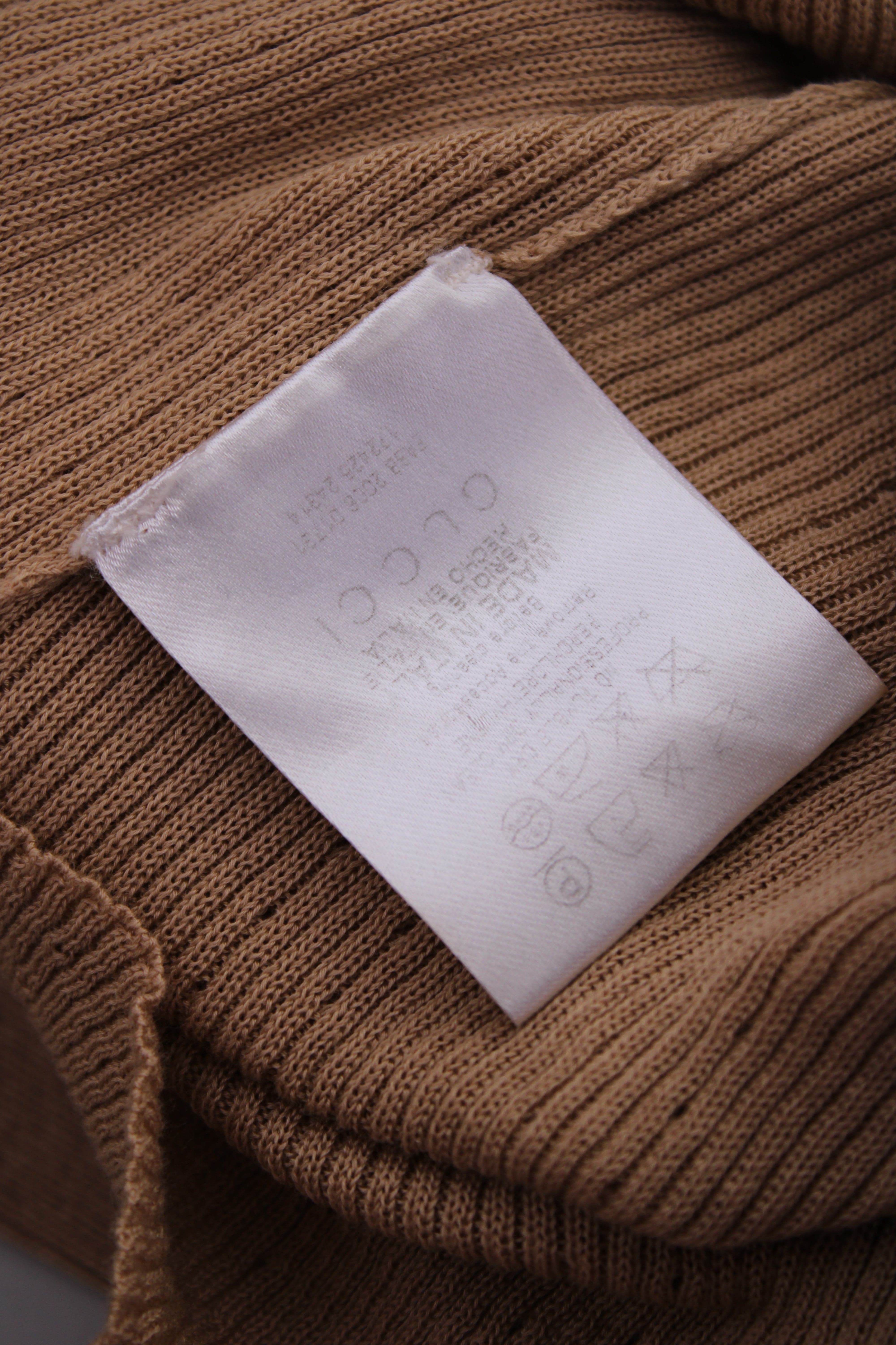 Gucci Gucci L/S Chain Neck Jumper Beige L