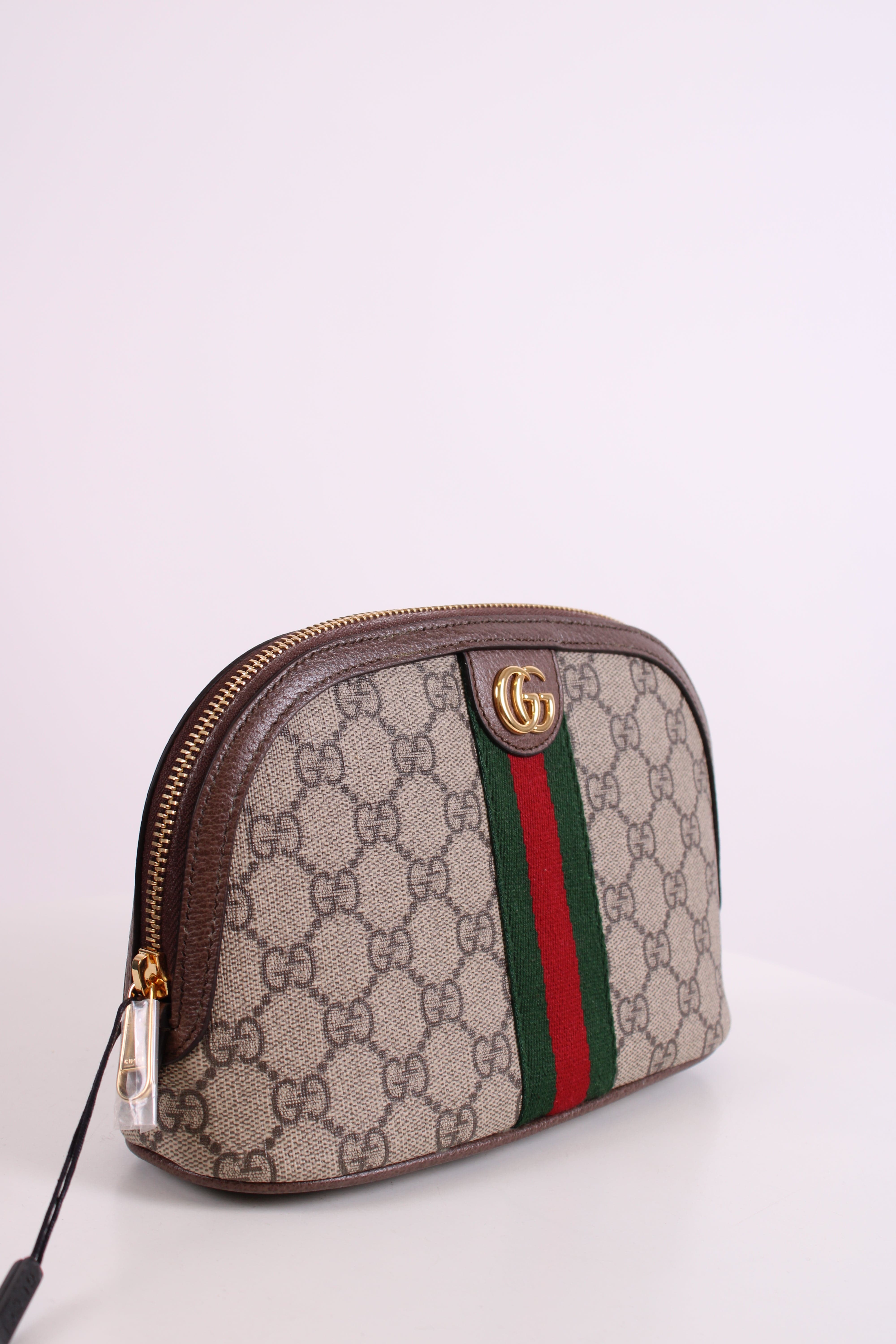 Gucci Gucci Ophidia Cosmetic Pouch Beige