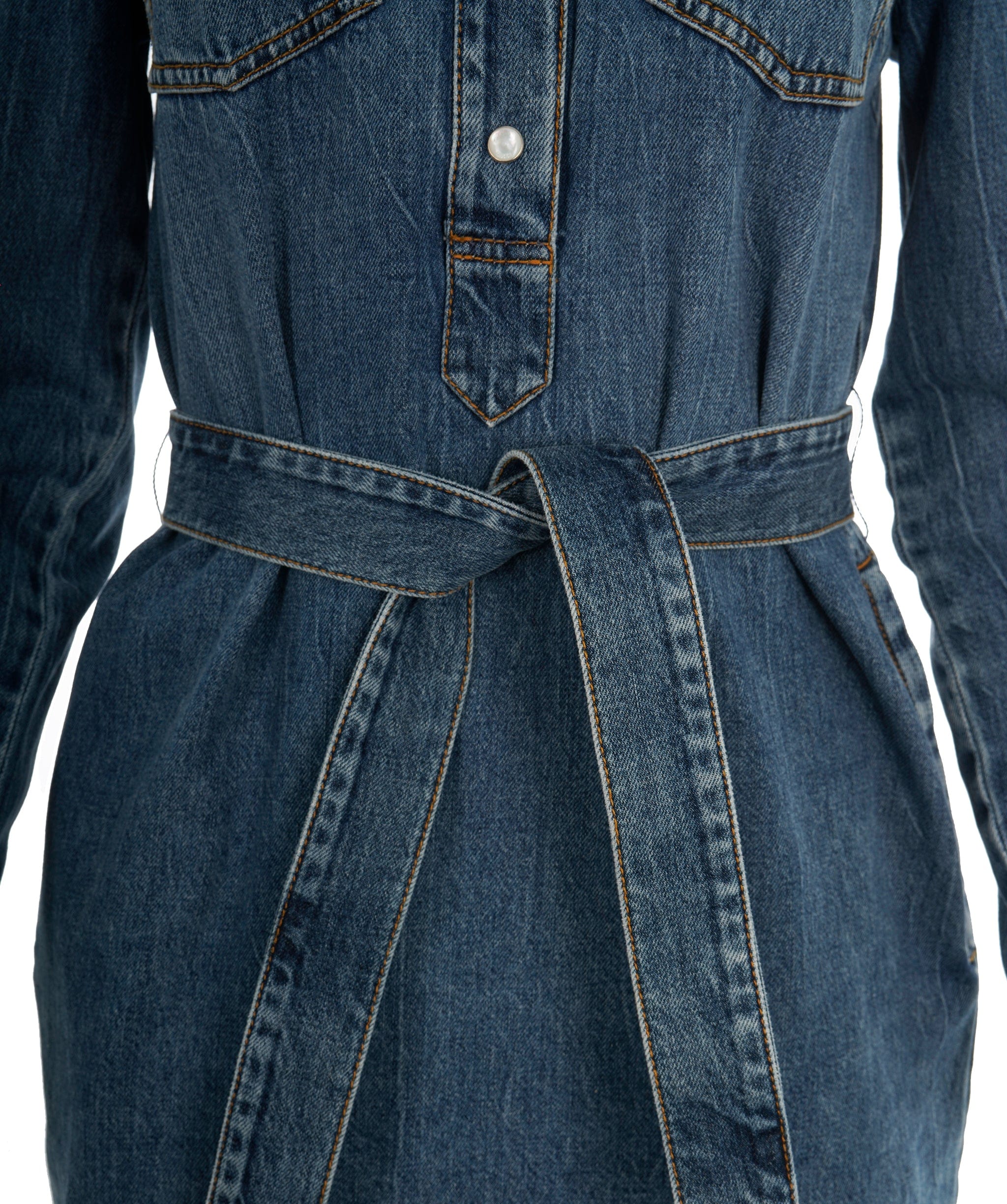 Gucci Gucci Denim Horsebit Midi Dress ALL1060