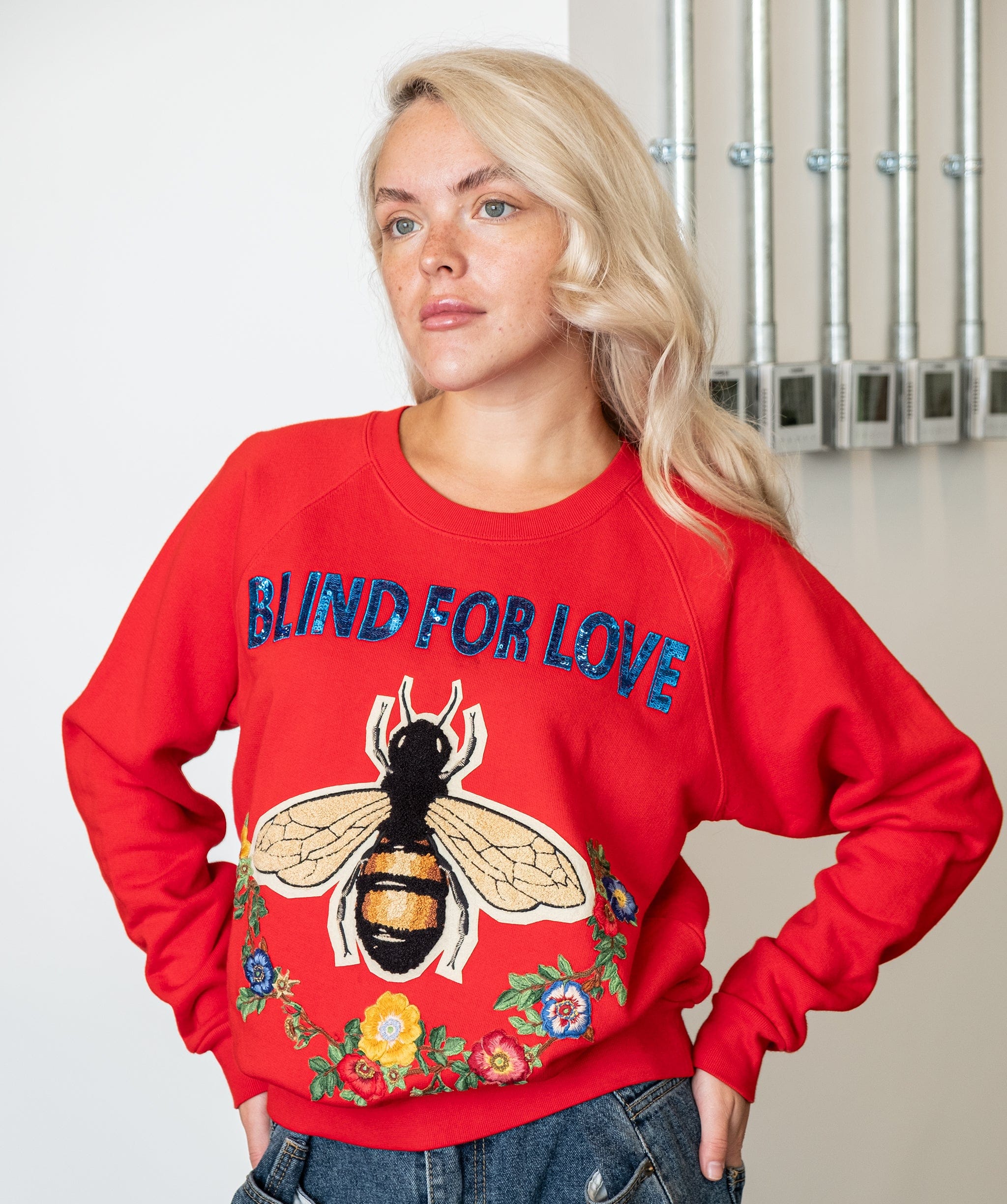 Gucci Gucci Jumper Red - Blind For Love XS SKC1669