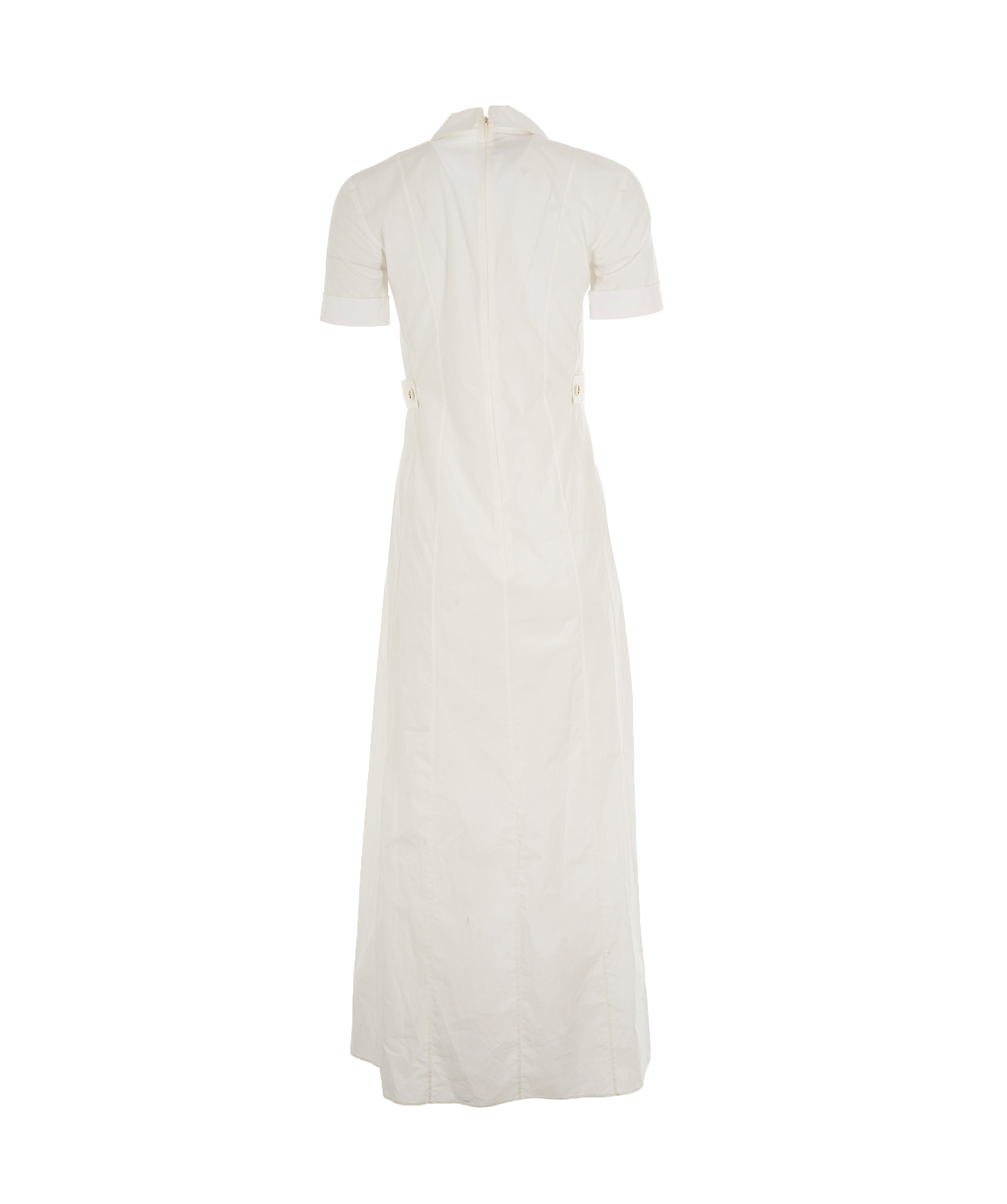 Gucci Gucci Linen GG White Maxi Dress ALL1071