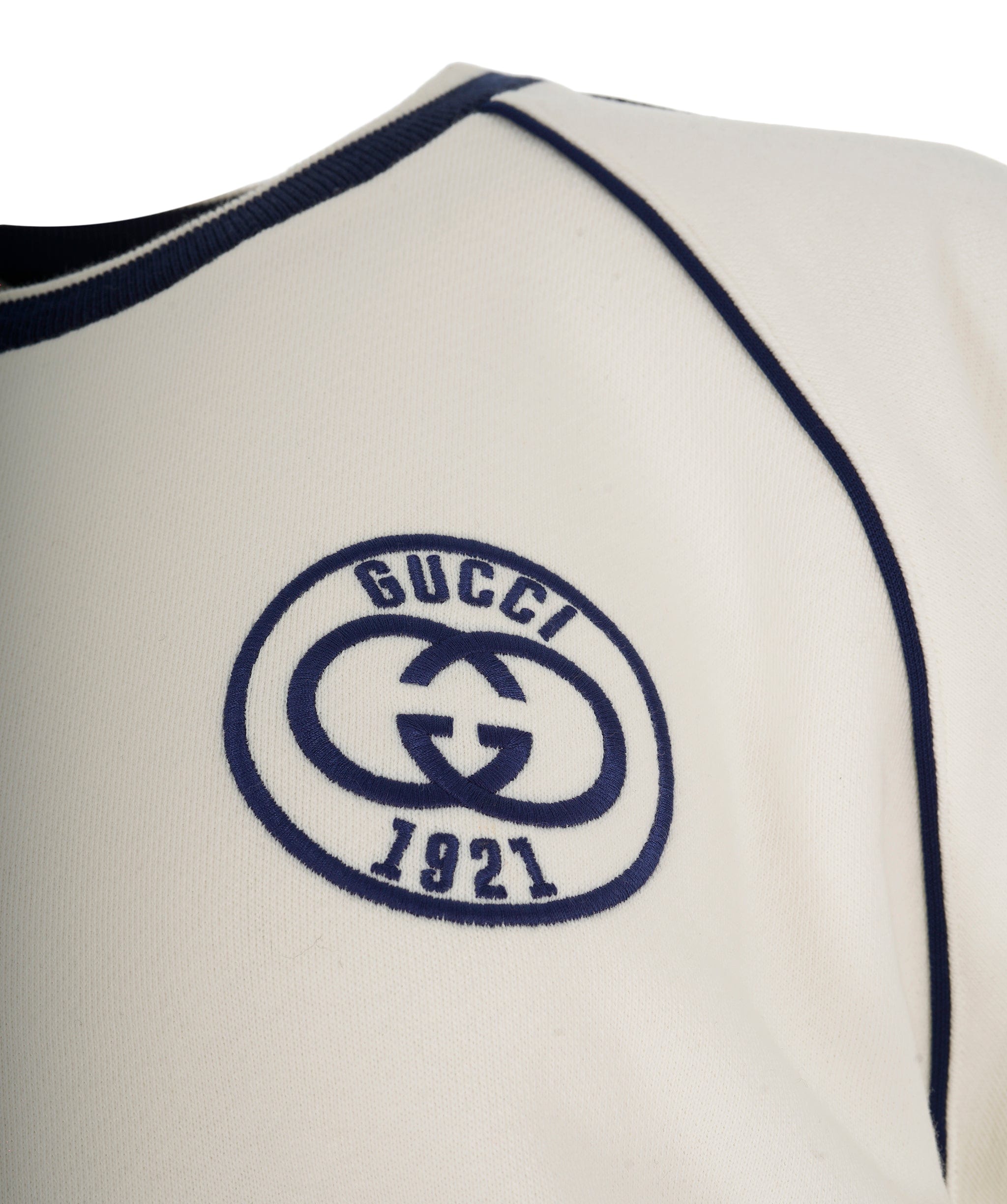 Gucci Gucci Navy and White Crewneck Jumper ALL1069