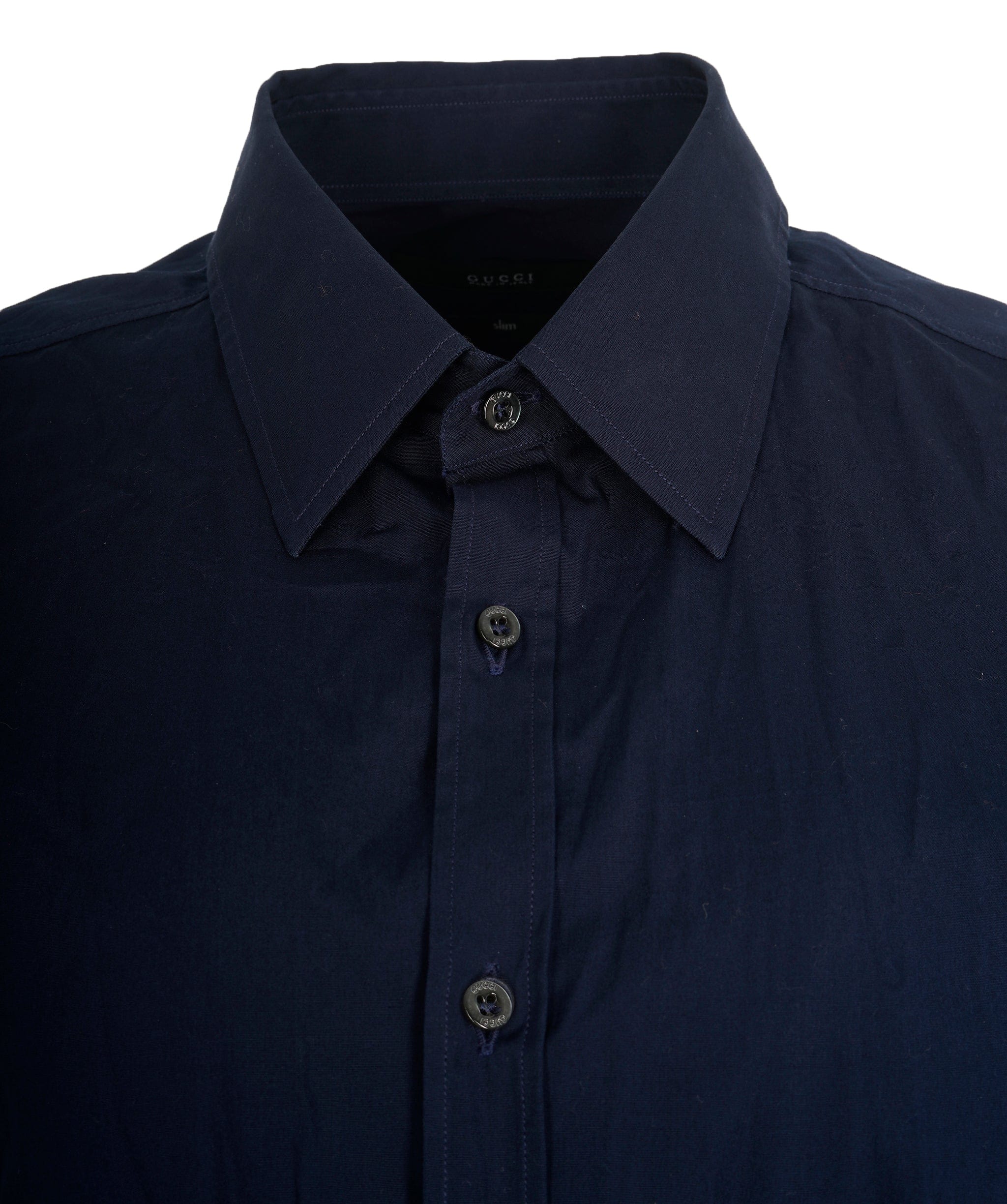 Gucci Gucci Navy Blue Shirt AGC1652