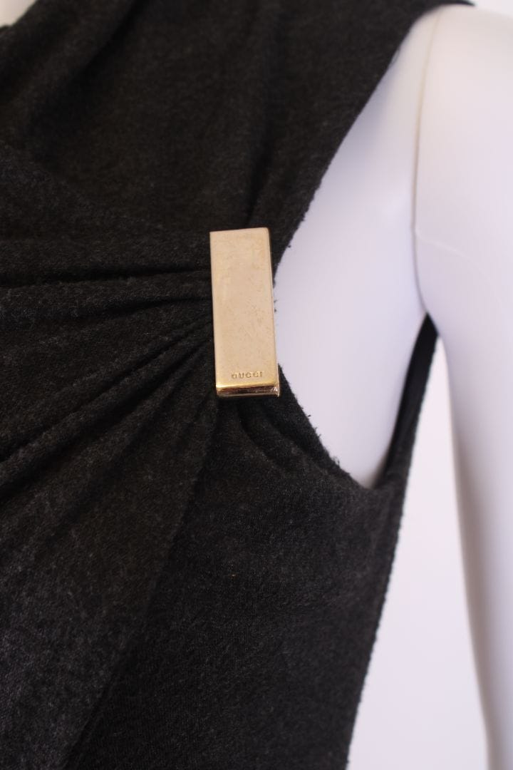 Gucci Gucci S/S Knit Top Grey S