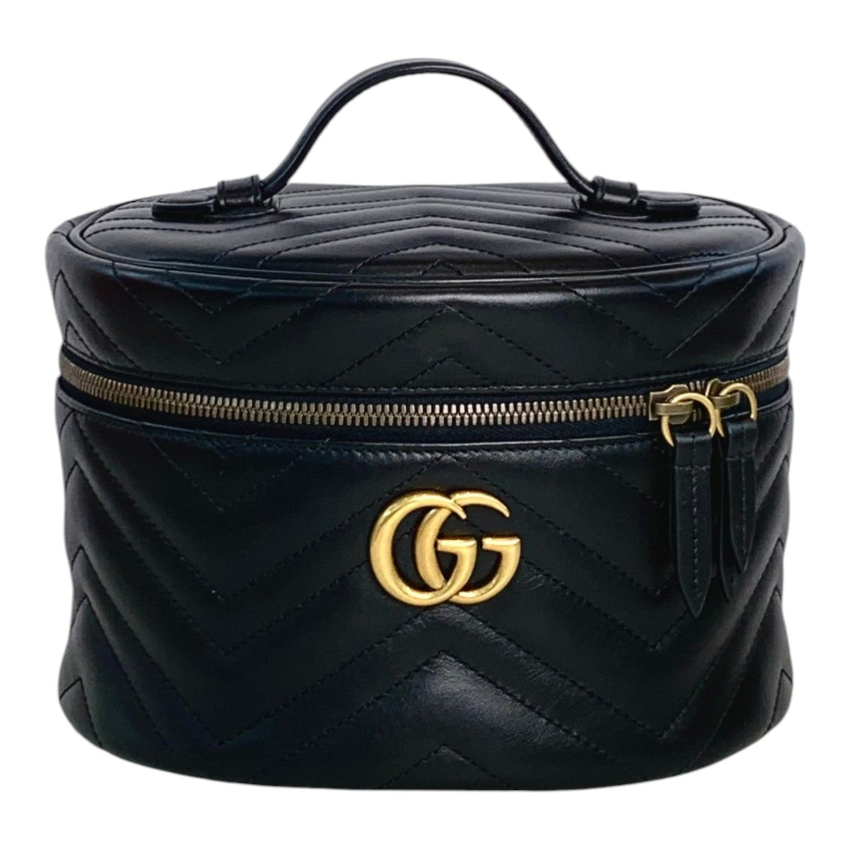 Gucci Gucci Black GG Marmont Vanity Case