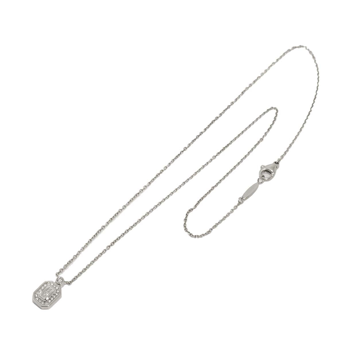 HARRY WINSTON HARRY WINSTON HW Logo Diamond Necklace Pt 90293942