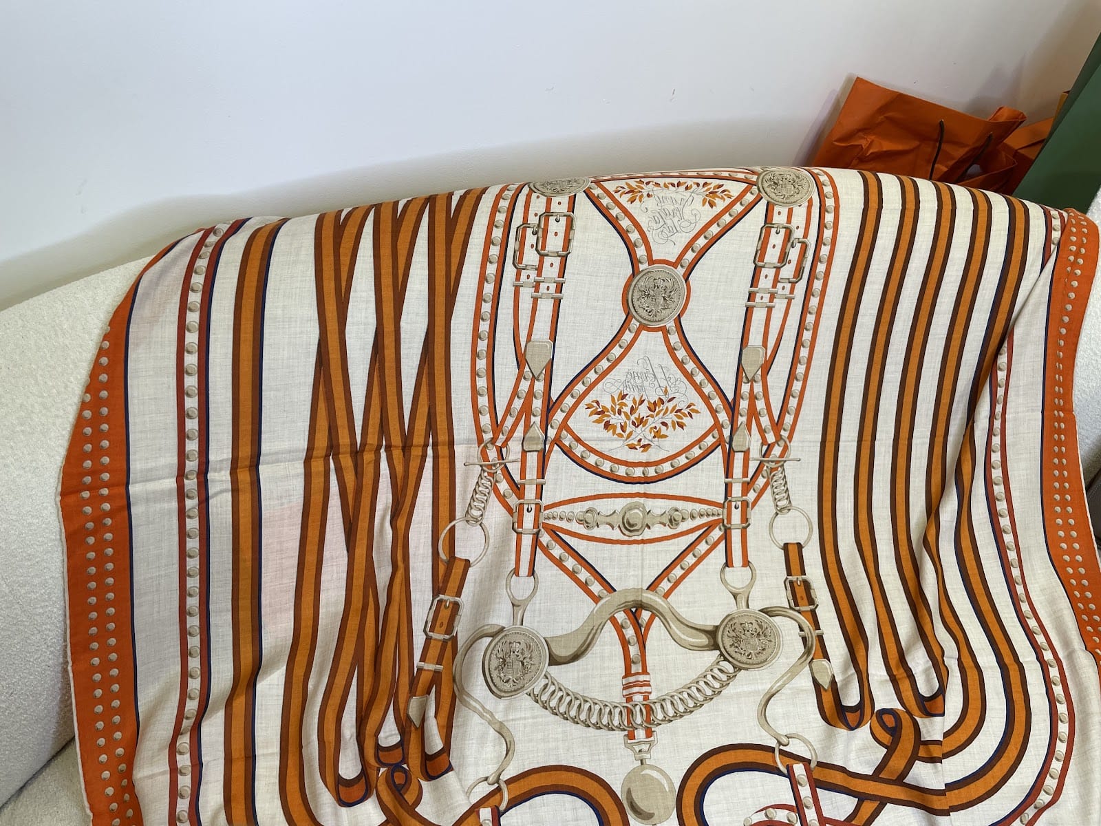 Hermes Hermes 140*140 Cashmere Scarf ALC3709