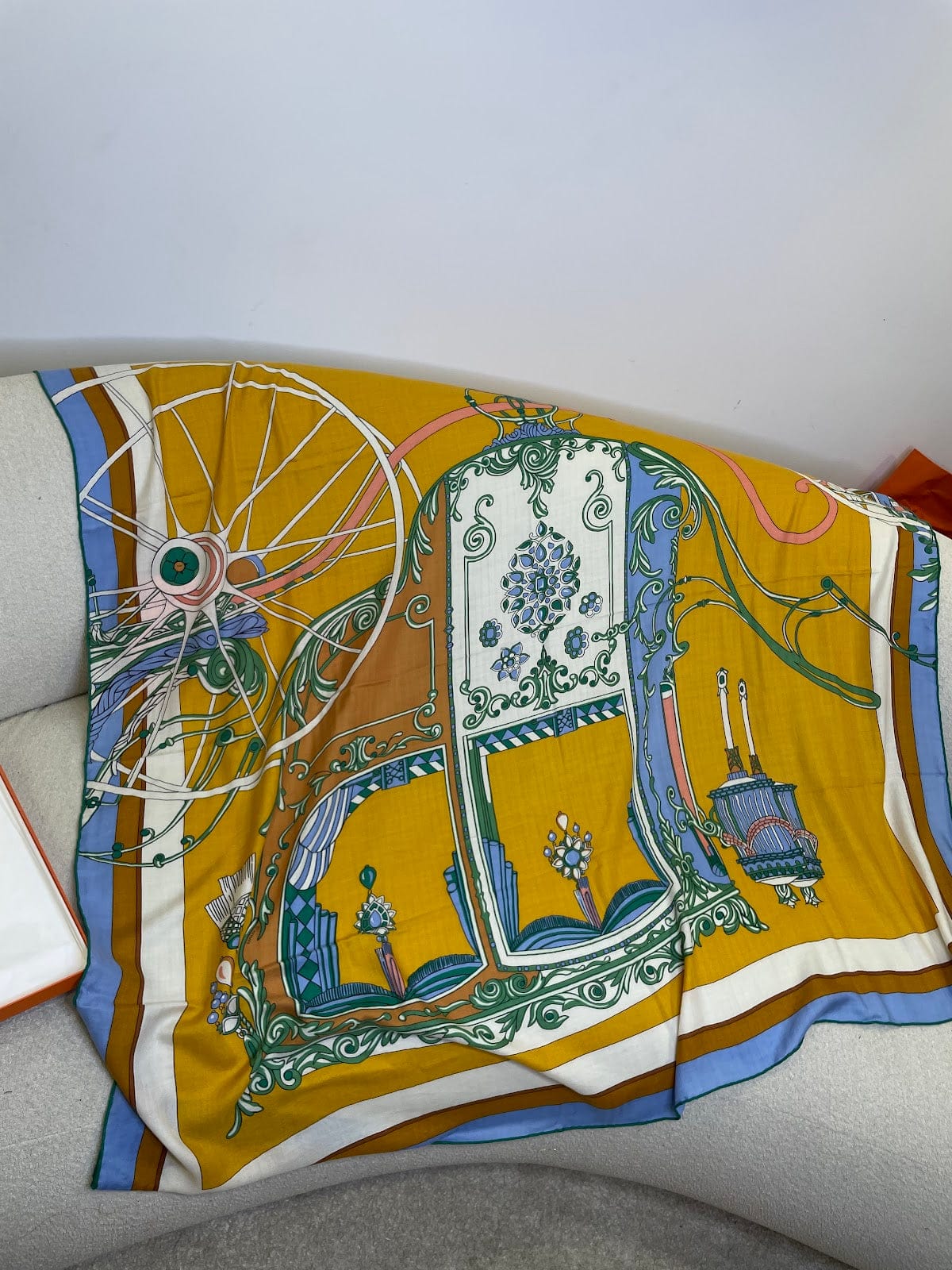 Hermes Hermes 140*140 Cashmere Scarf ALC3712