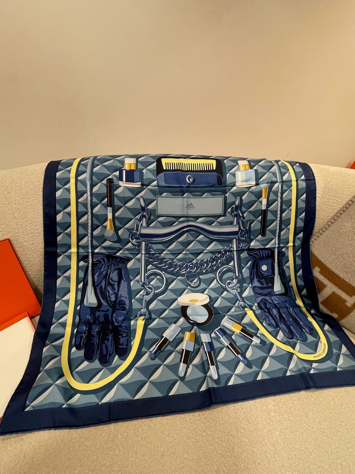 Hermes Hermes 90* 90 Silk Scarf ALC3745