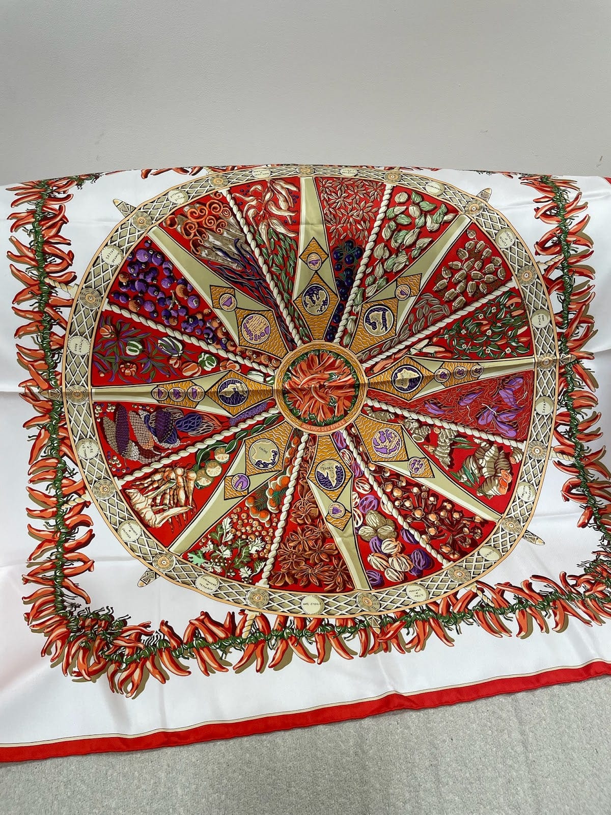 Hermes Hermes 90* 90 Silk Scarf ALC3747