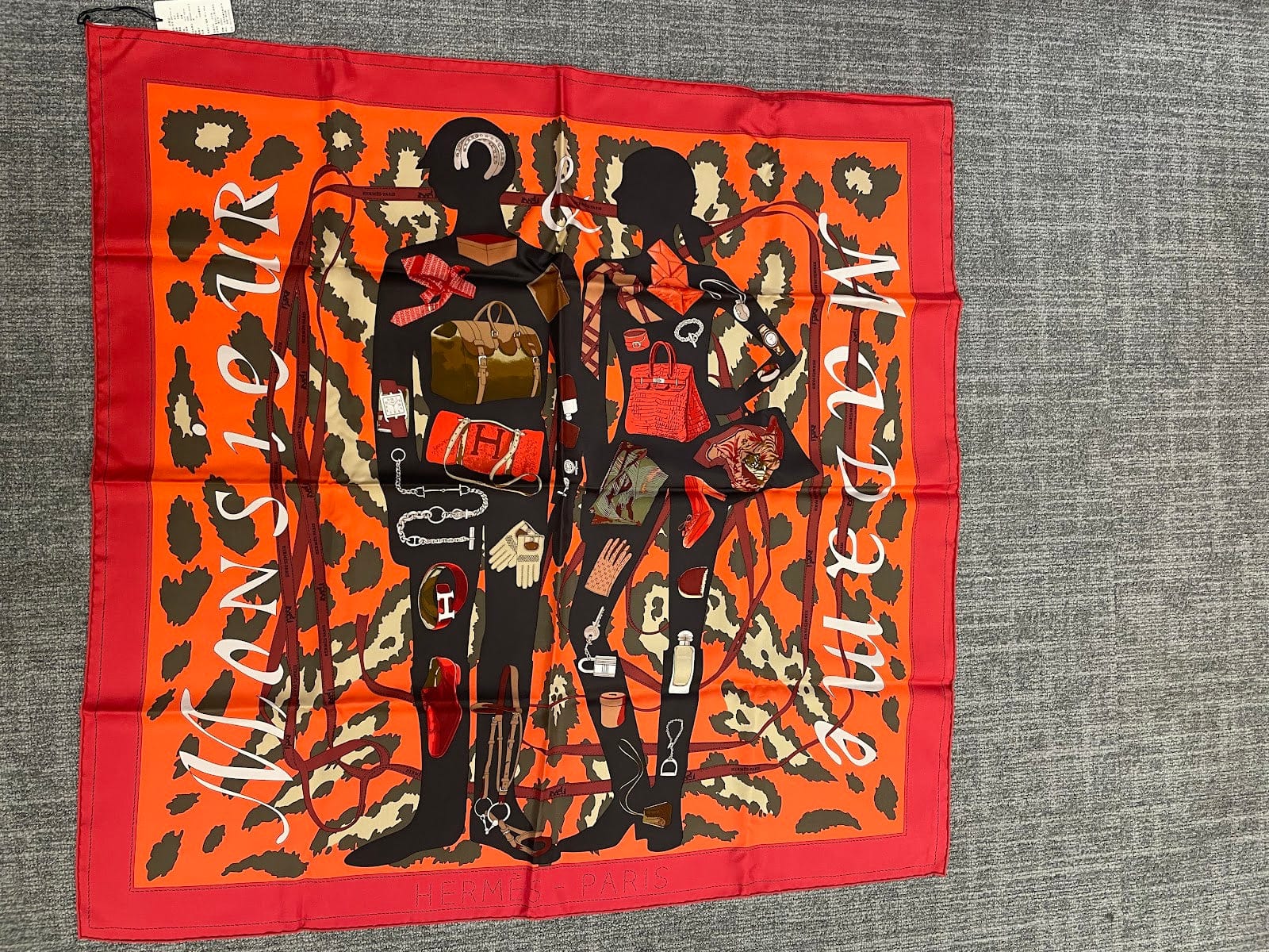 Hermes Hermes 90* 90 Silk Scarf ALC3754