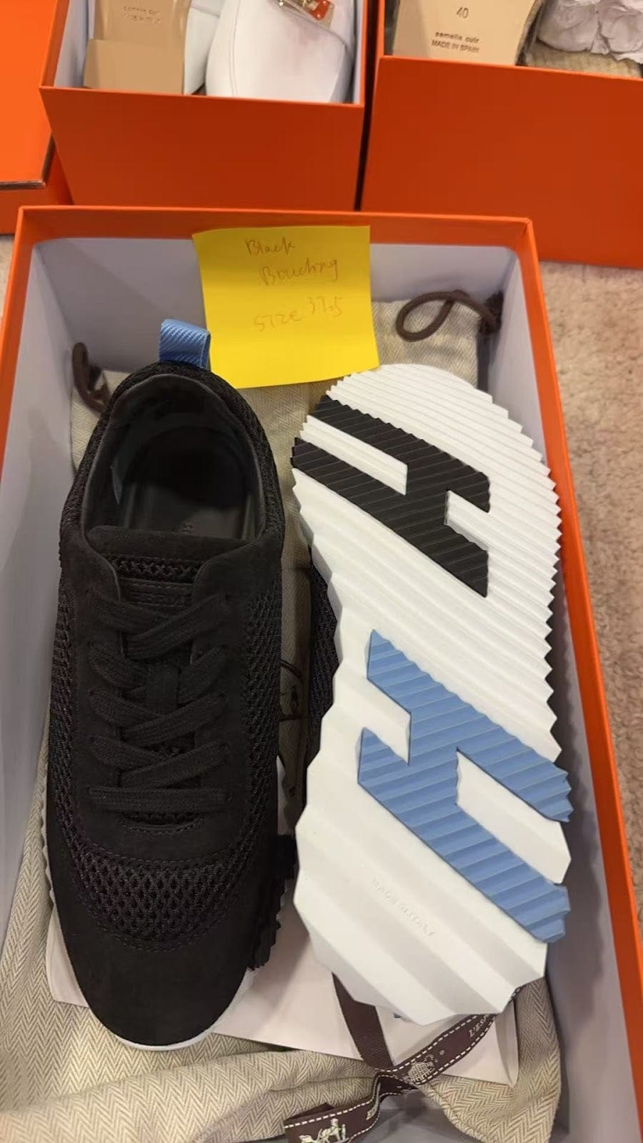 Hermes Hermes Black Bouching 37.5 ALC3789