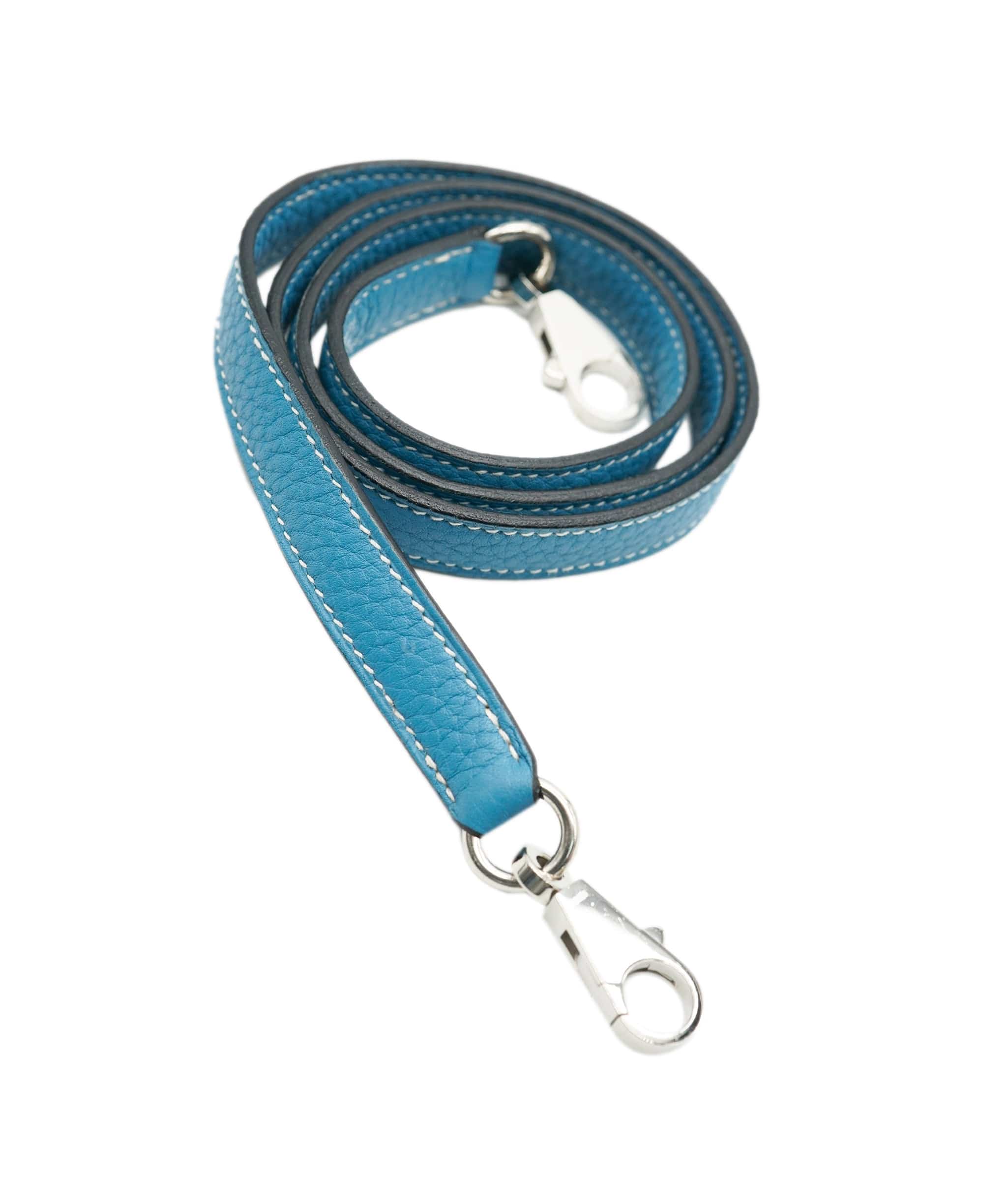 Hermès Hermes blue jean strap togo leather AHC1898