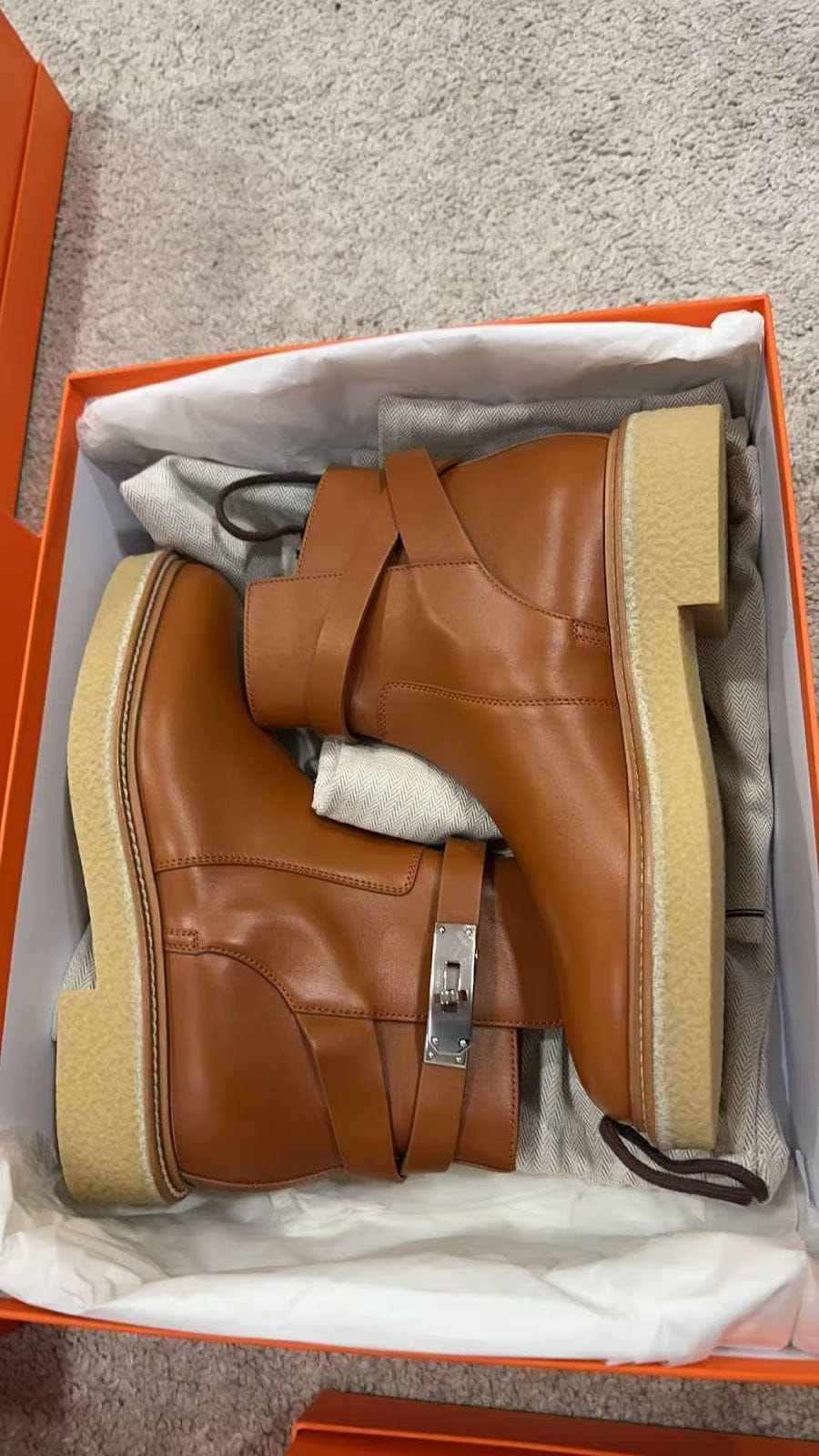 Hermes Hermes Brown shoes 38 ALC3811