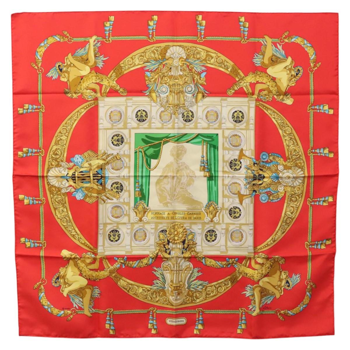 Hermès HERMES Carre 90 HOMMAGE A CHARLES GARNIER ARCHITECTE DE L'OPERA DE PARIS am7690