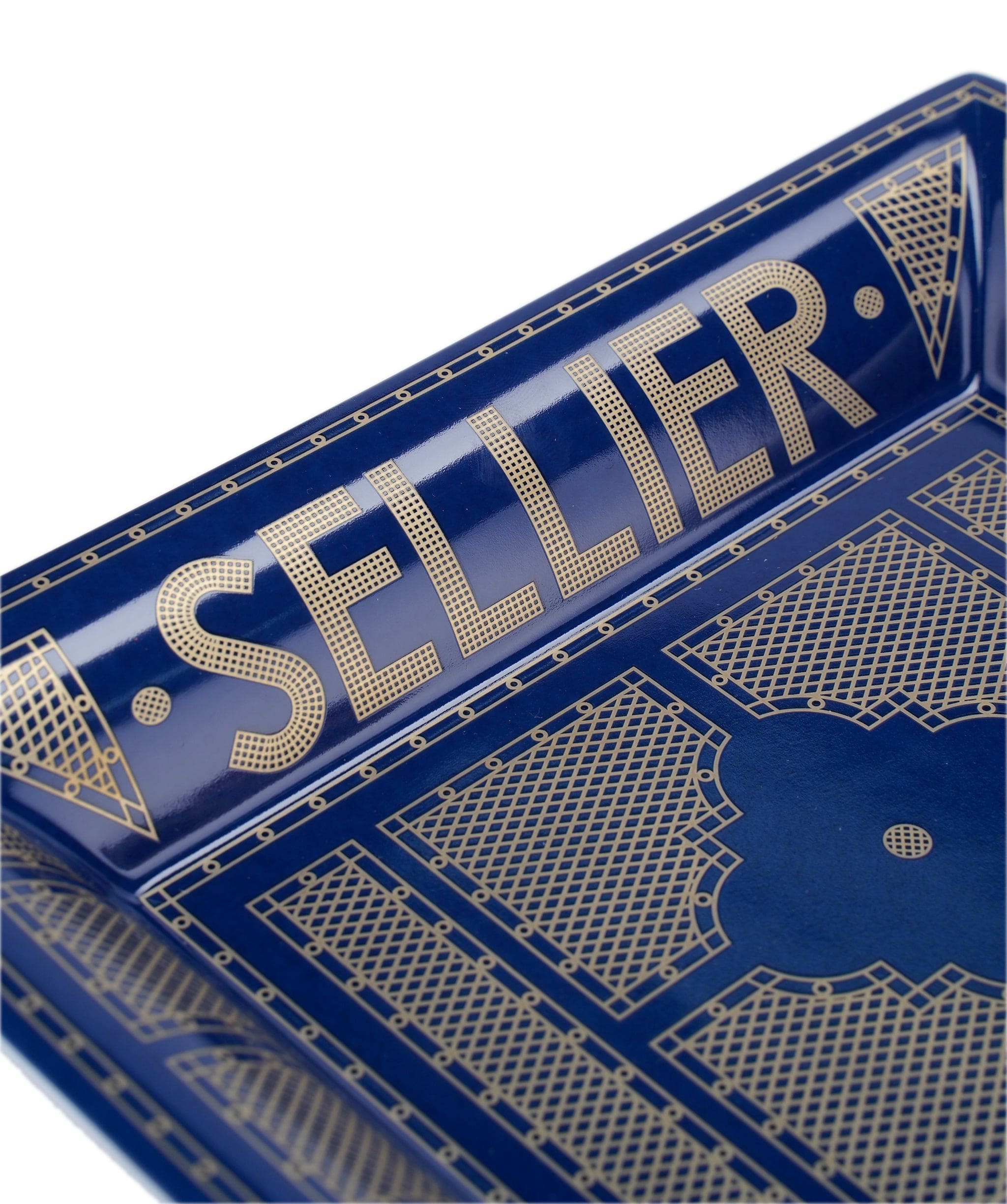 Hermès Hermes Change Tray Hermes Sellier Blue Roi 014034AG