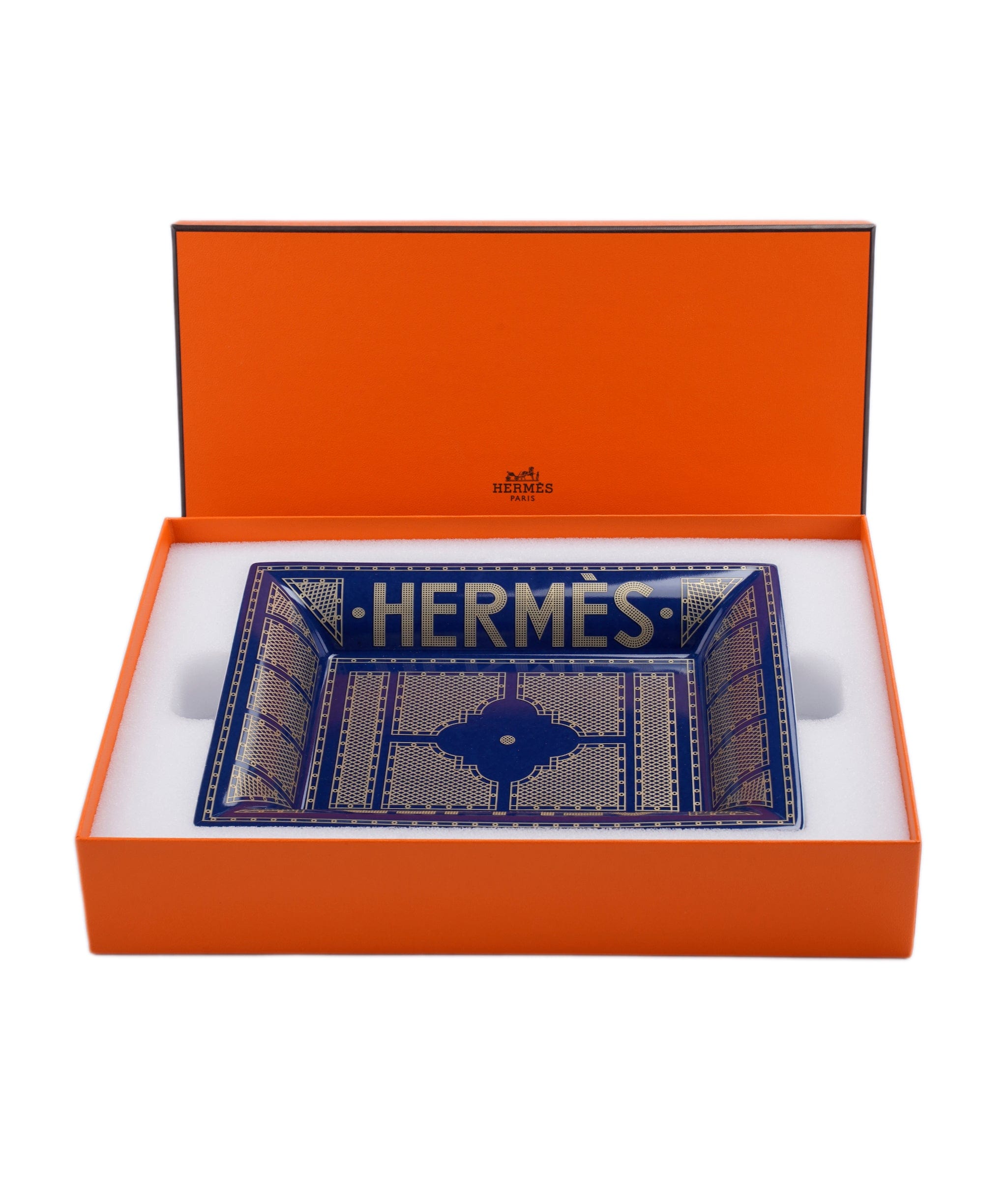Hermès Hermes Change Tray Hermes Sellier Blue Roi 014034AG