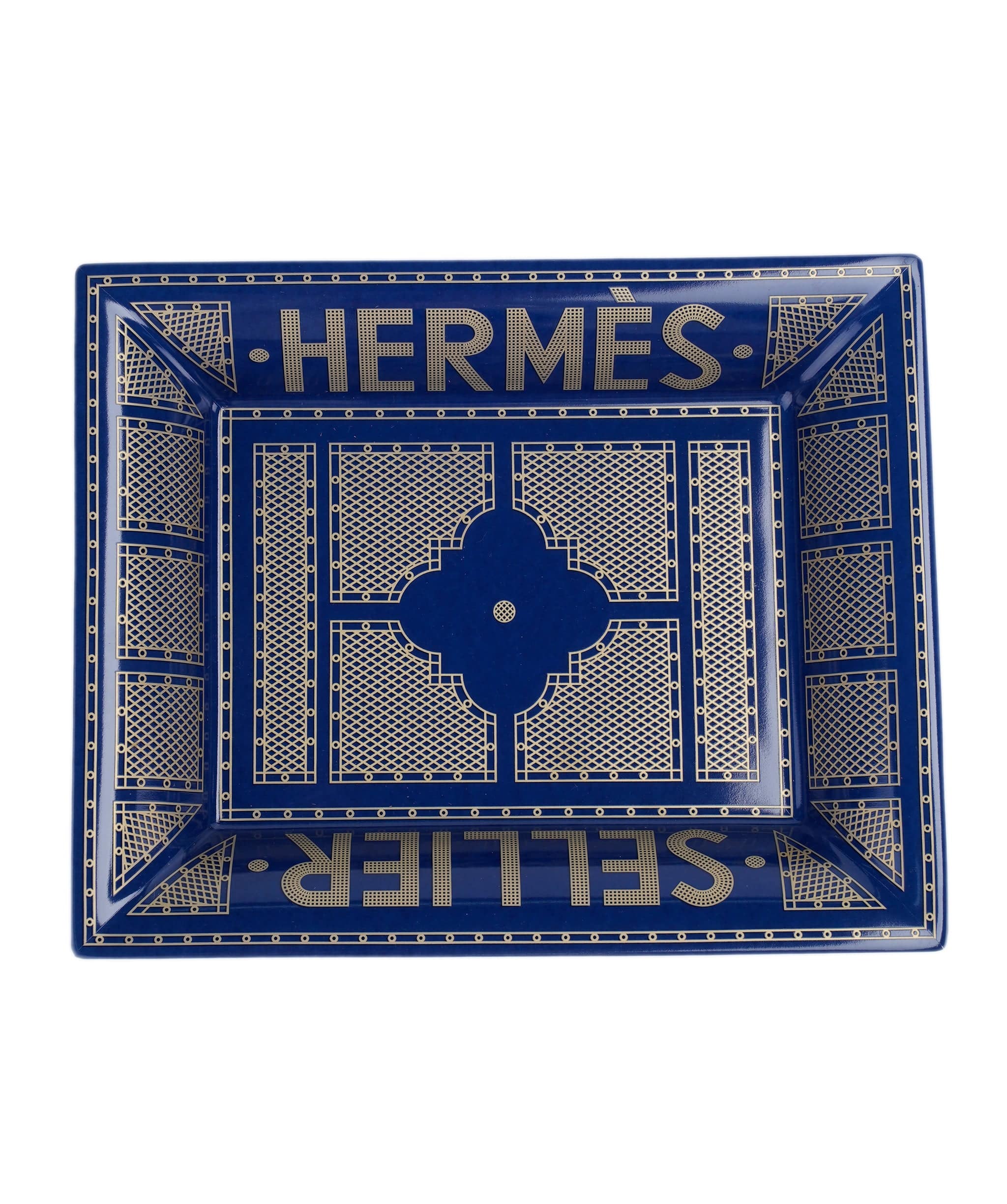 Hermès Hermes Change Tray Hermes Sellier Blue Roi 014034AG