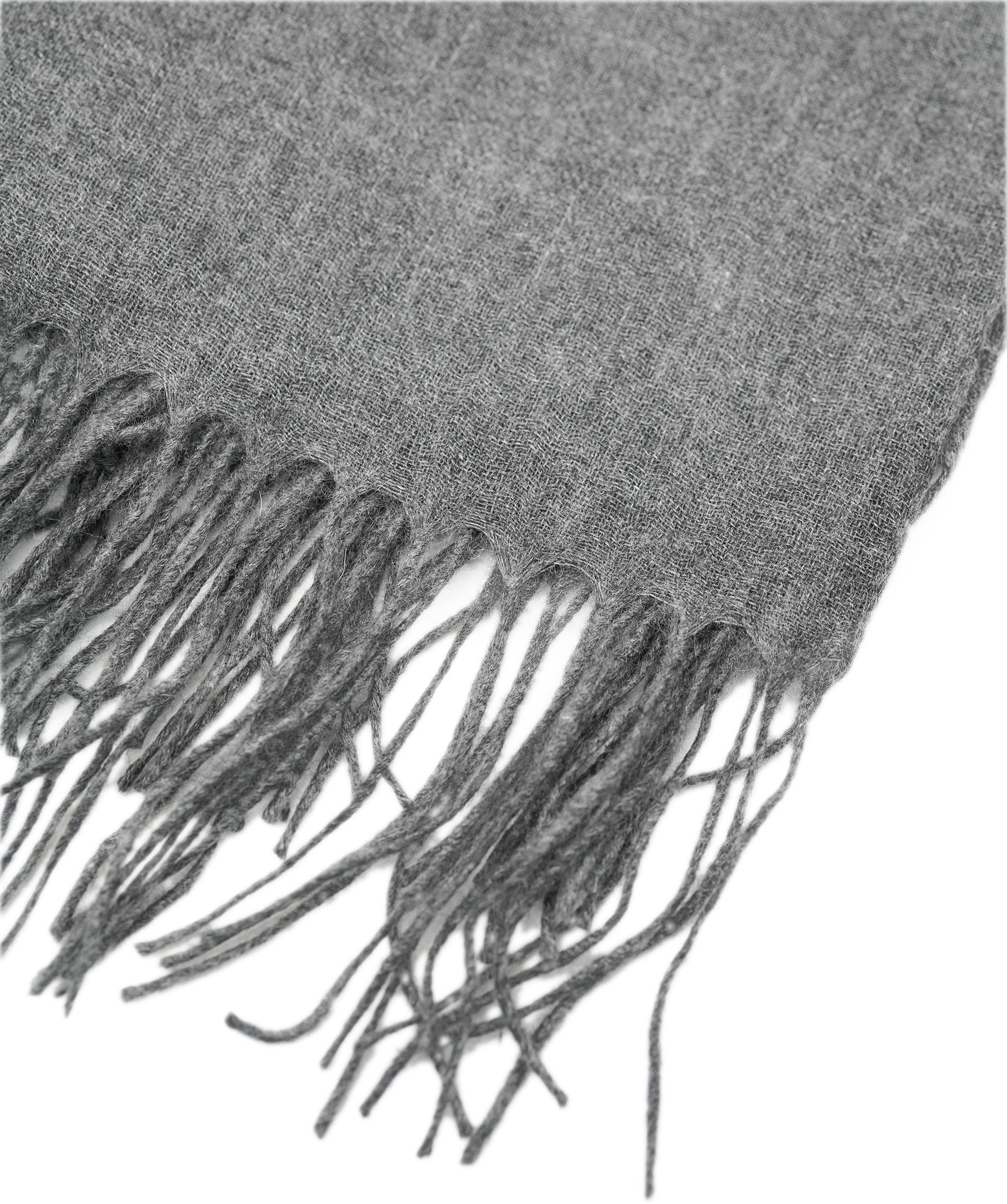 Hermès Hermes charcoal grey cashmere scard - AJC0918