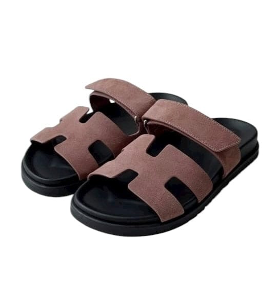 Hermès Hermes Chypre Sandals Rose Antique Sz36 SYCYB1049