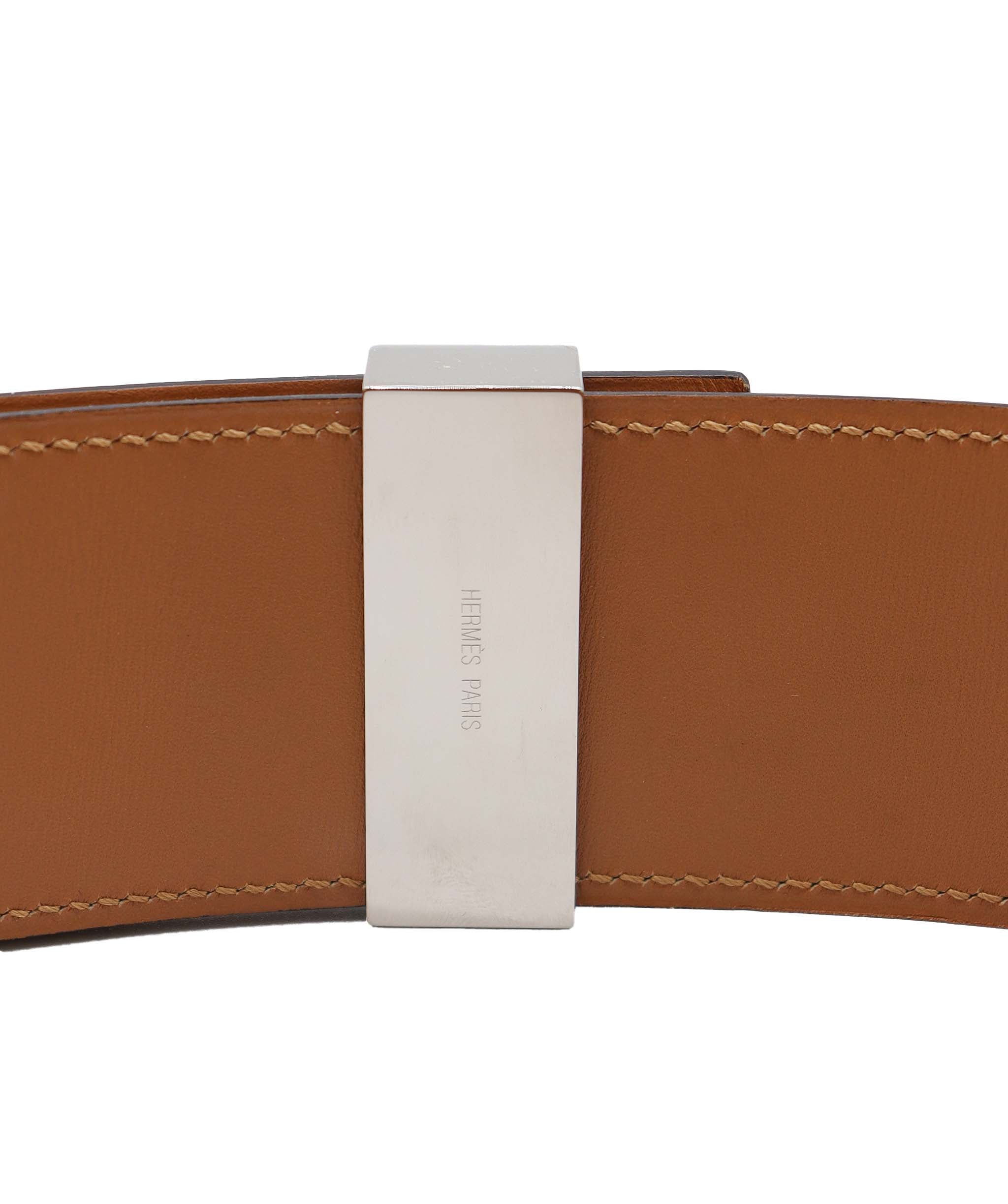 Hermès Hermès Collier De Chien Belt Jaune D'or Epsom PHW #P SKC1839
