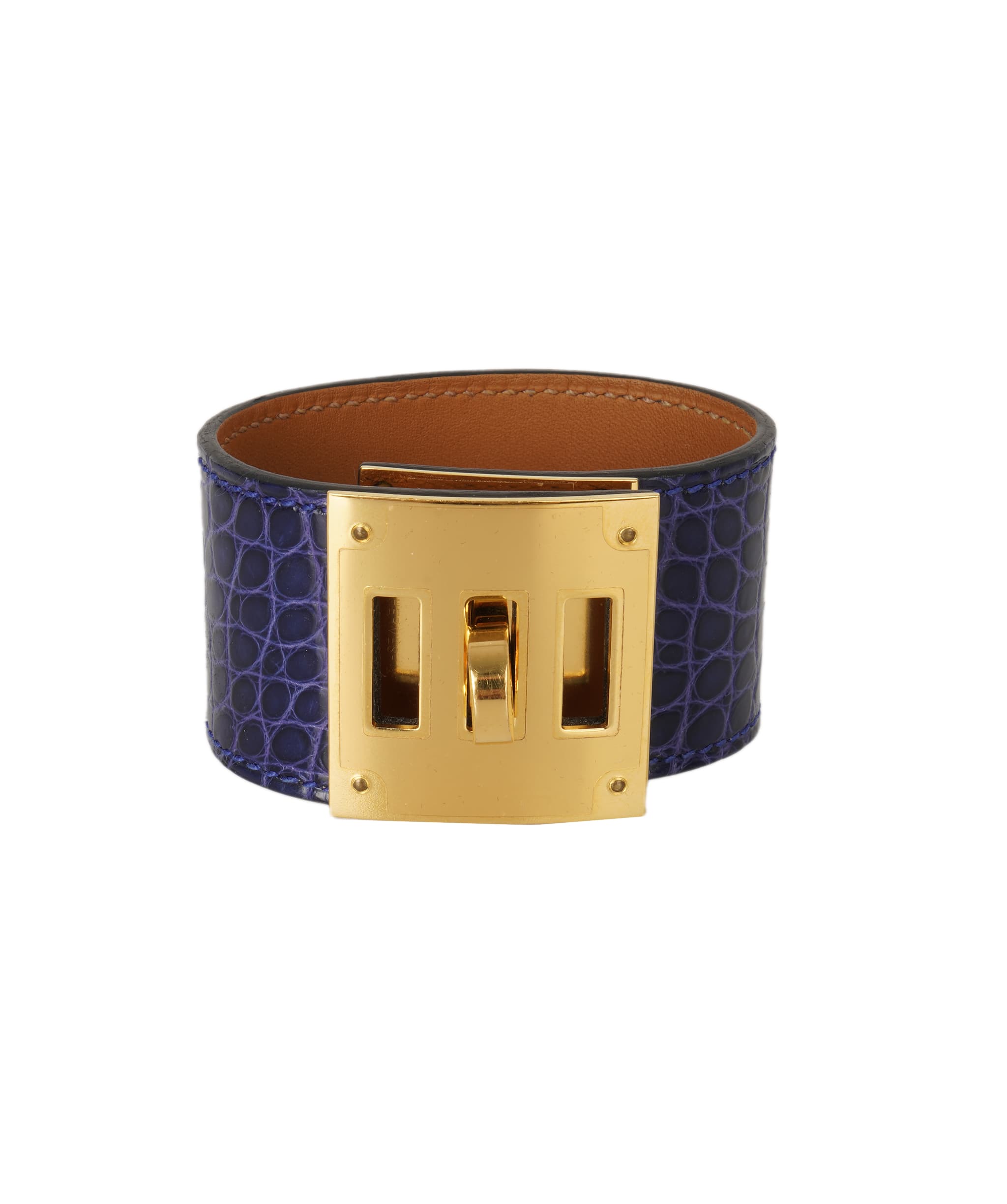 Hermès Hermes Electric Blue Alligator Bracelet ALC4154