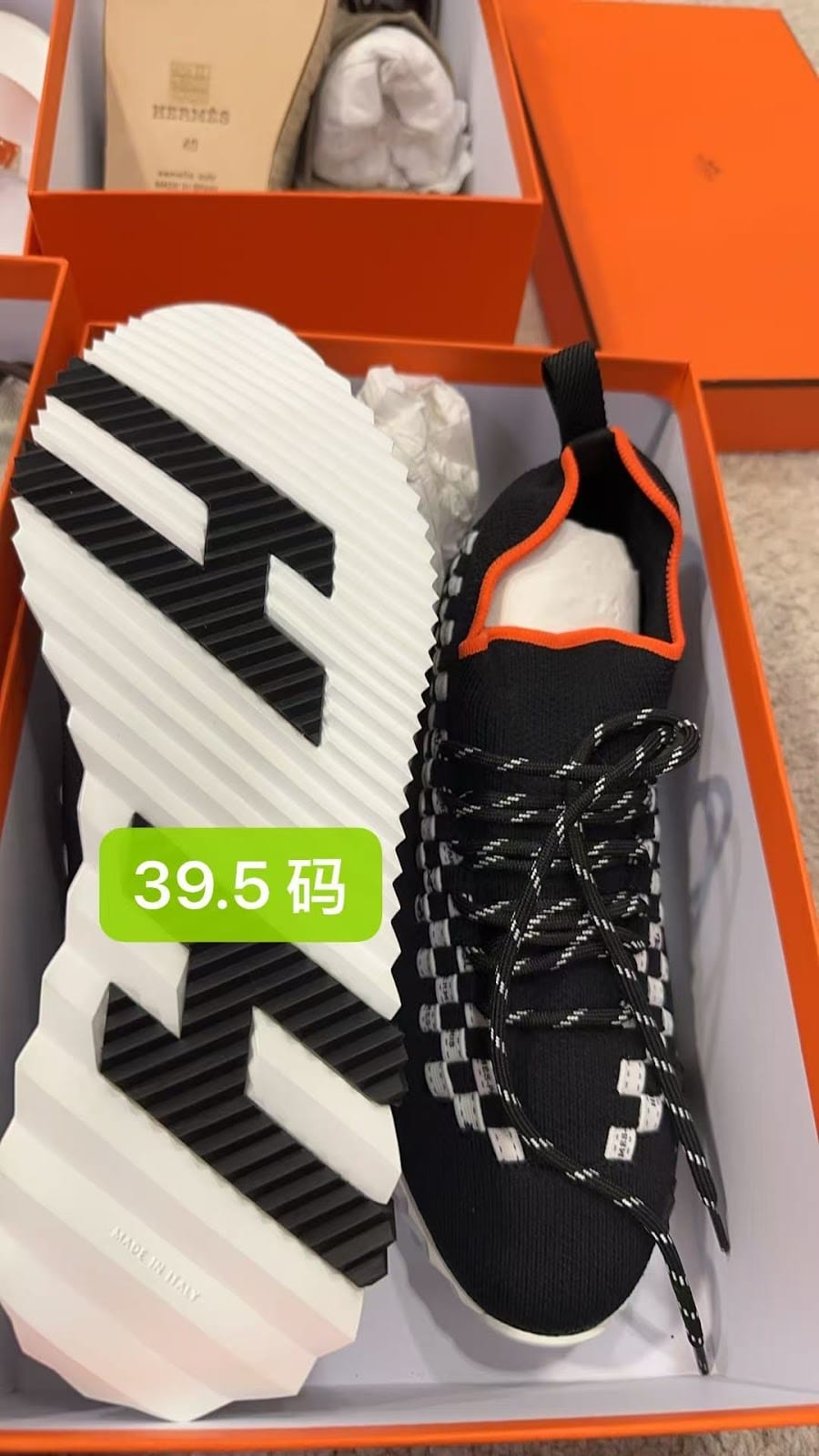 Hermes Hermes Flex Slip-on Sneaker Trainer 39.5 ALC3790