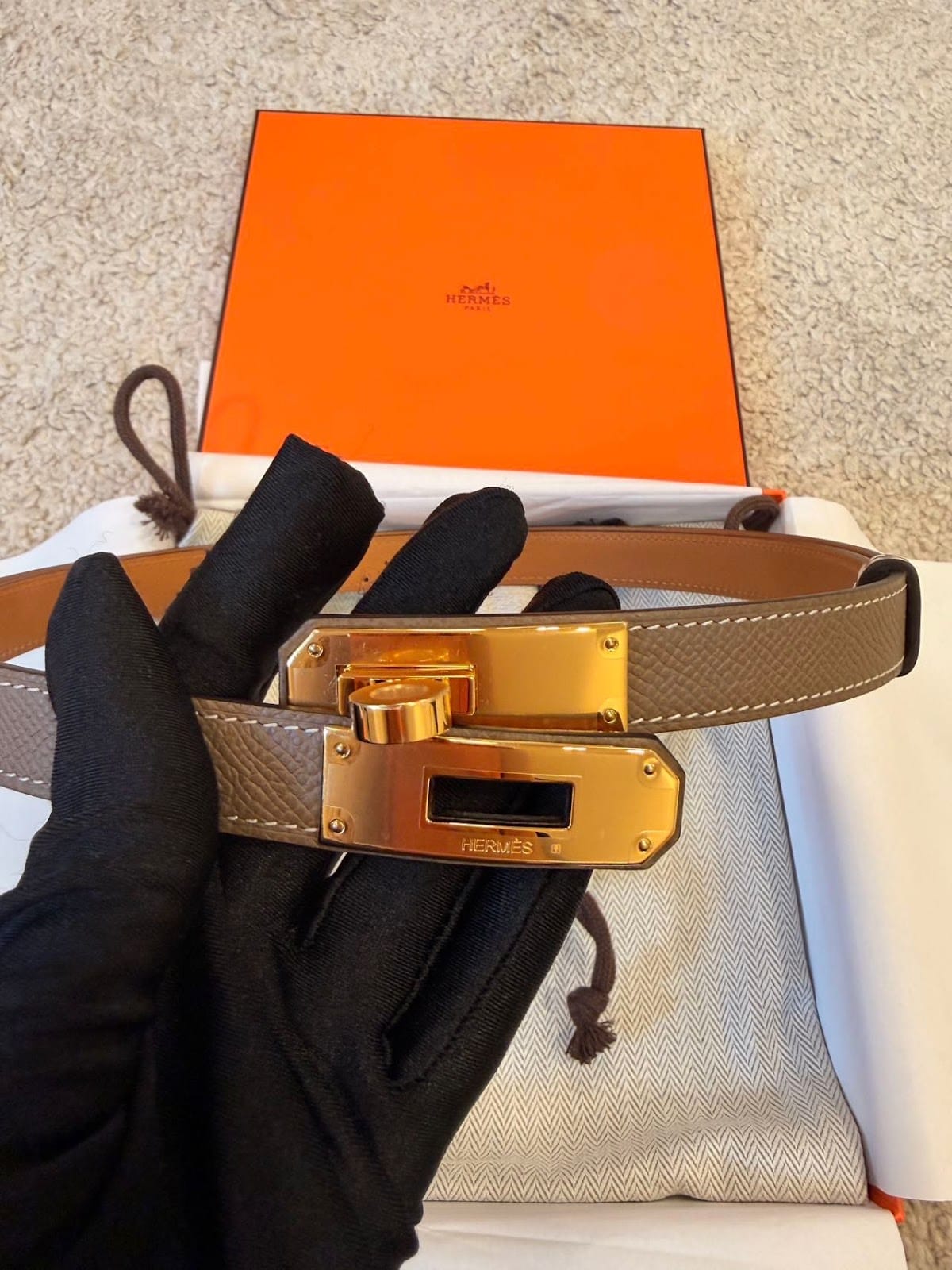 Hermes Hermes Kelly Belt ALC3993