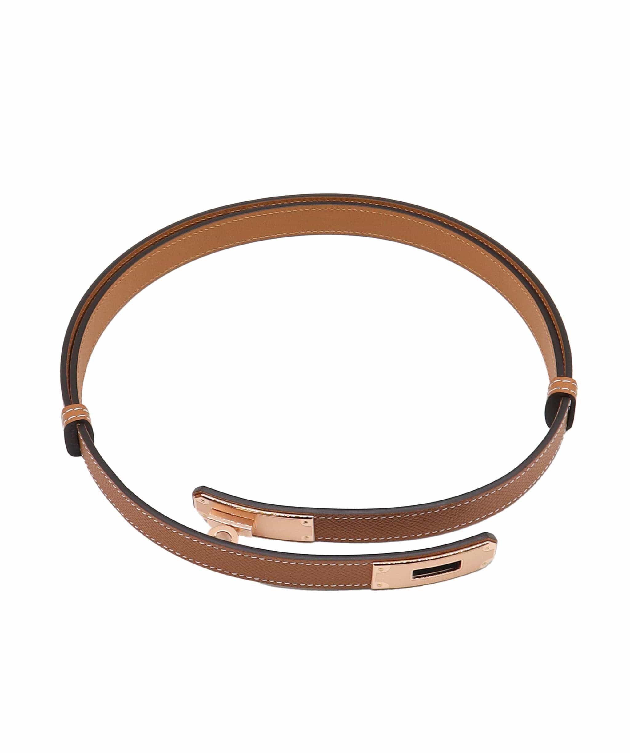 Hermès Hermes Kelly Belt Gold Epsom RGHW SKC1970