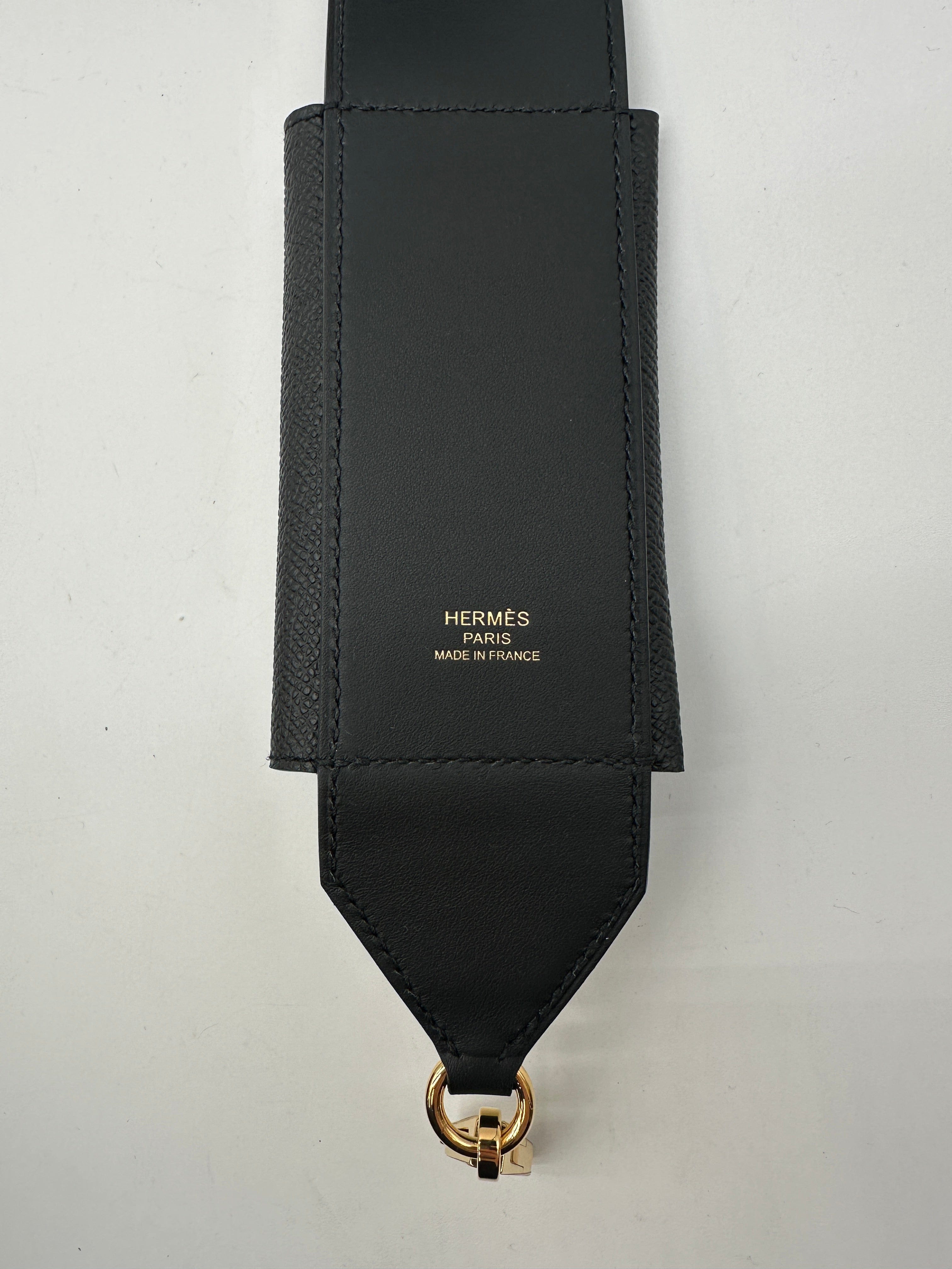Hermès Hermès Kelly Pocket bag strap 50 mm GHW 85cm PCA896
