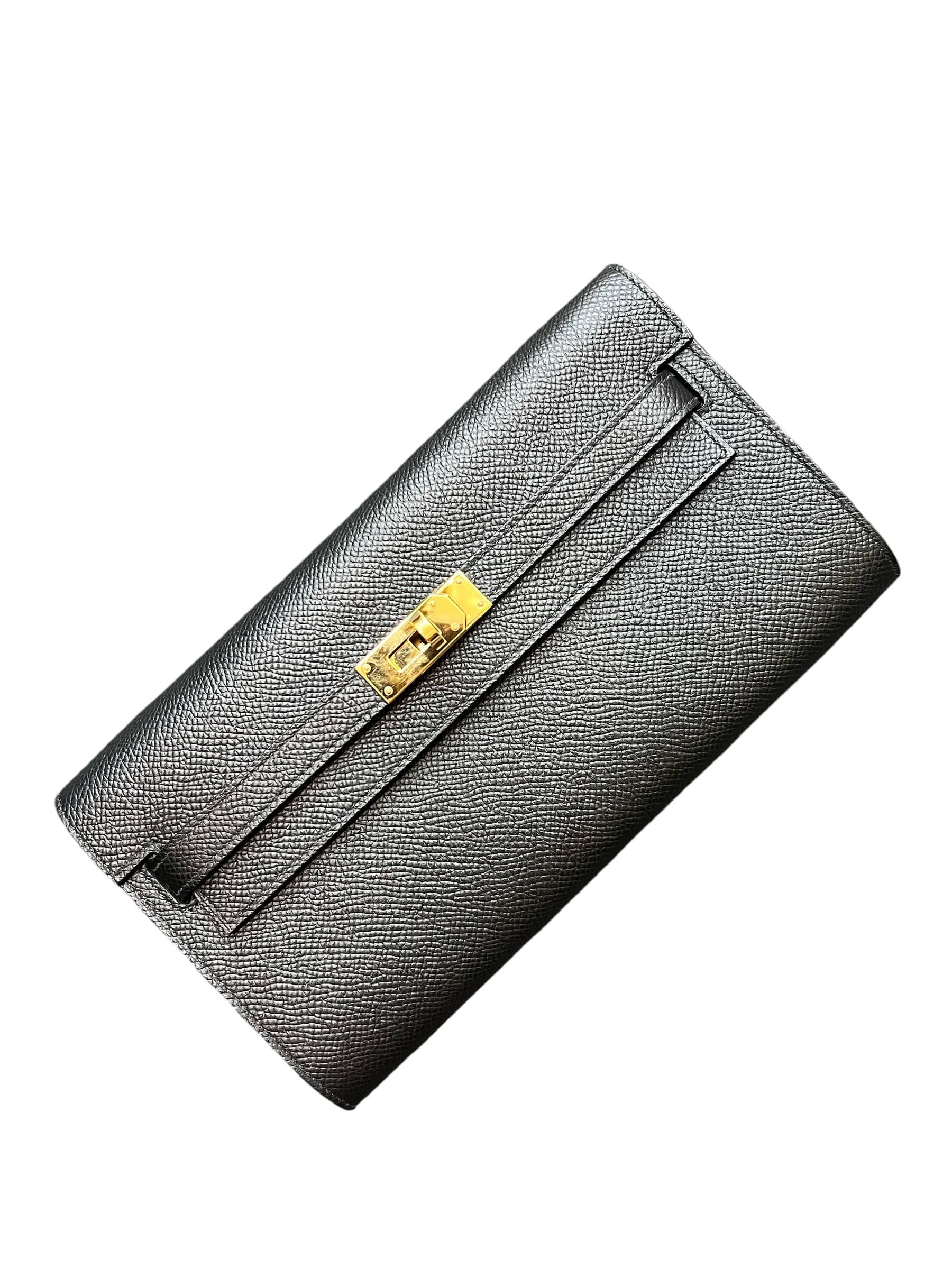 Hermes Hermes Kelly To Go Black Epsom GHW #B SSLG1025
