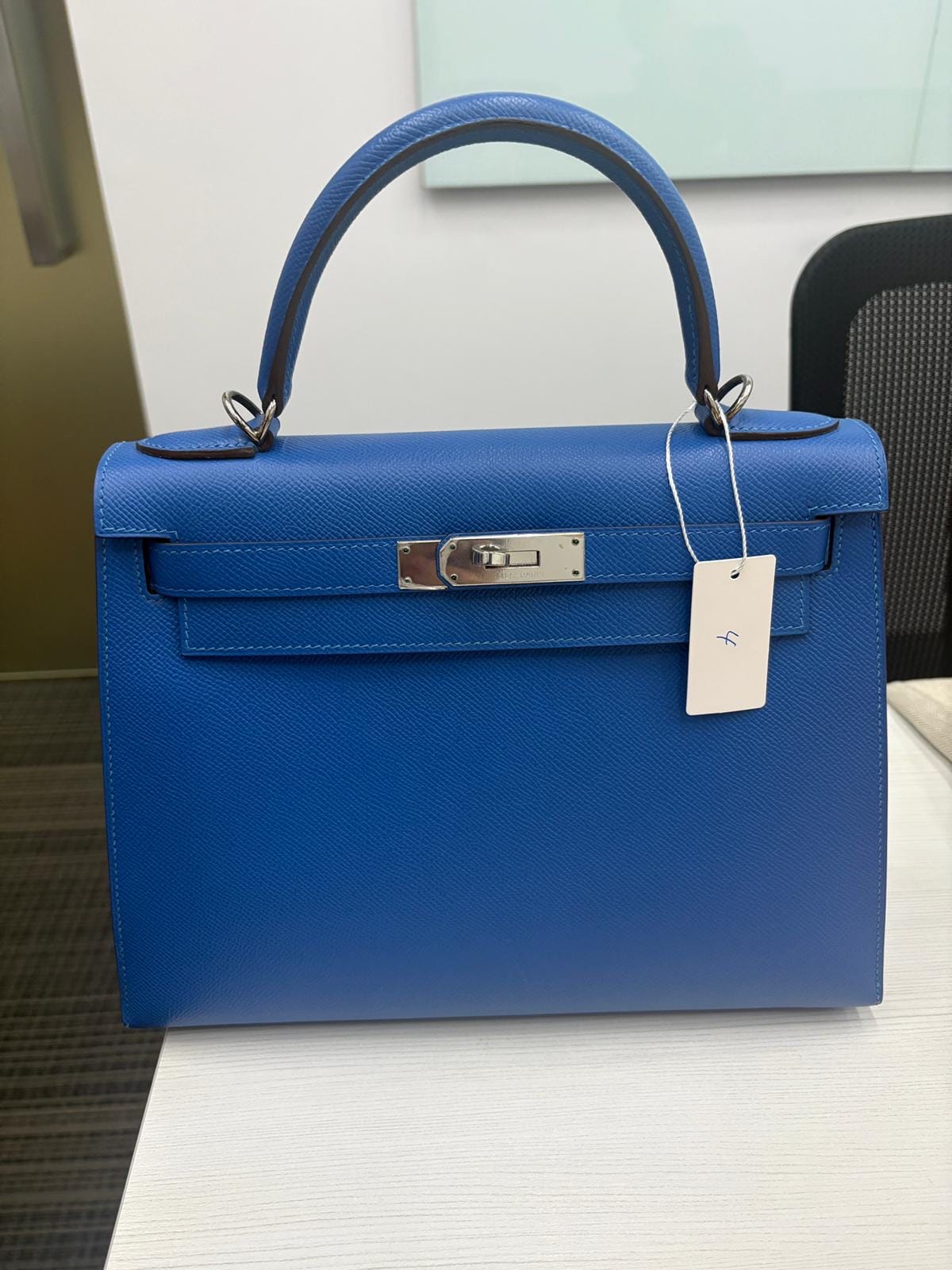 HERMES HERMES Mykonos Epsom Kelly Bag 15 32 BK4