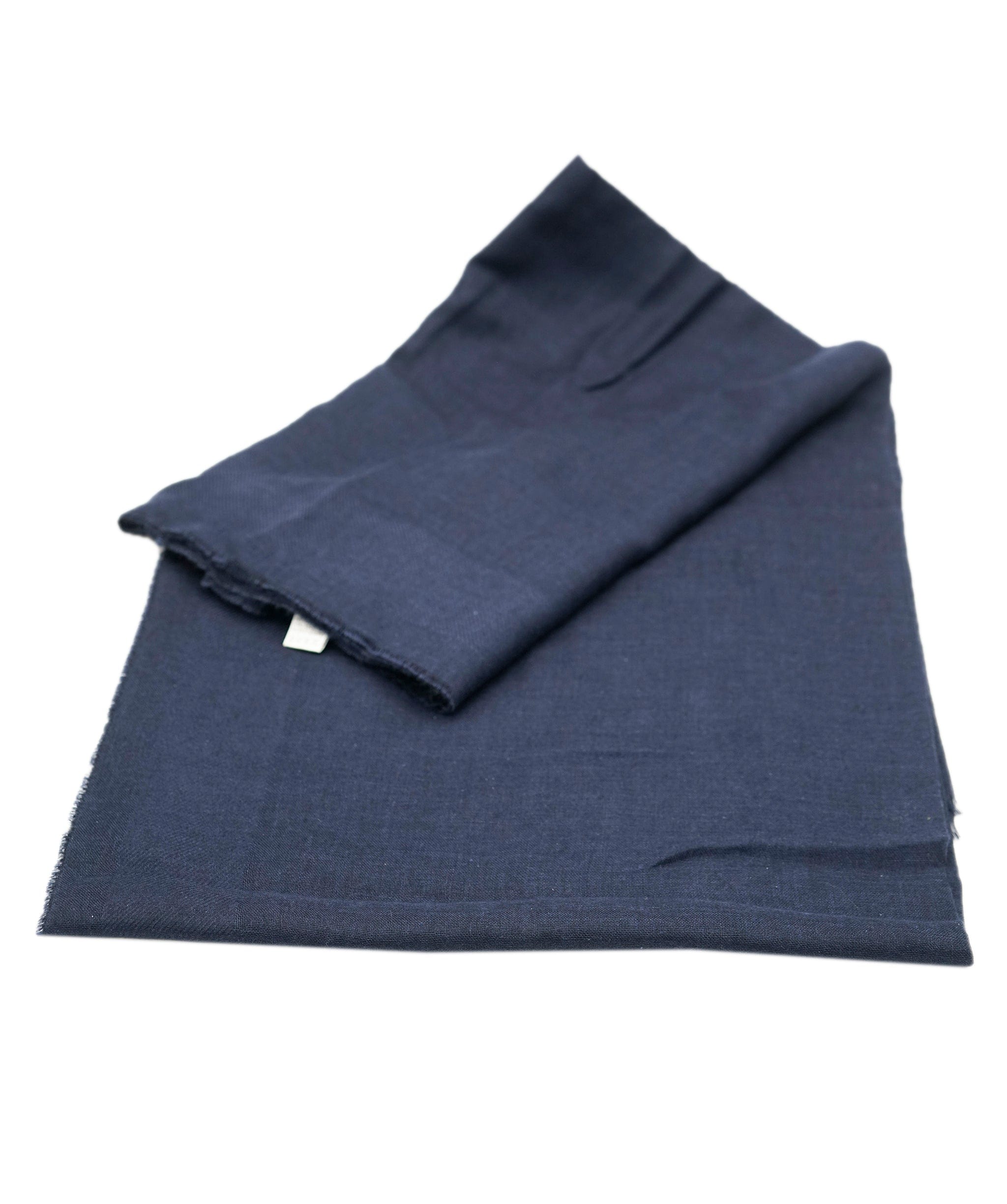 Hermès Hermes navy cashmere scarf - AJC0917