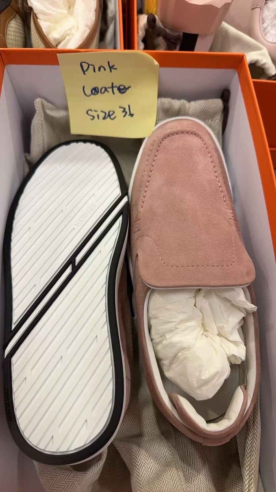 Hermes Hermes Pink shoes 36 ALC3809