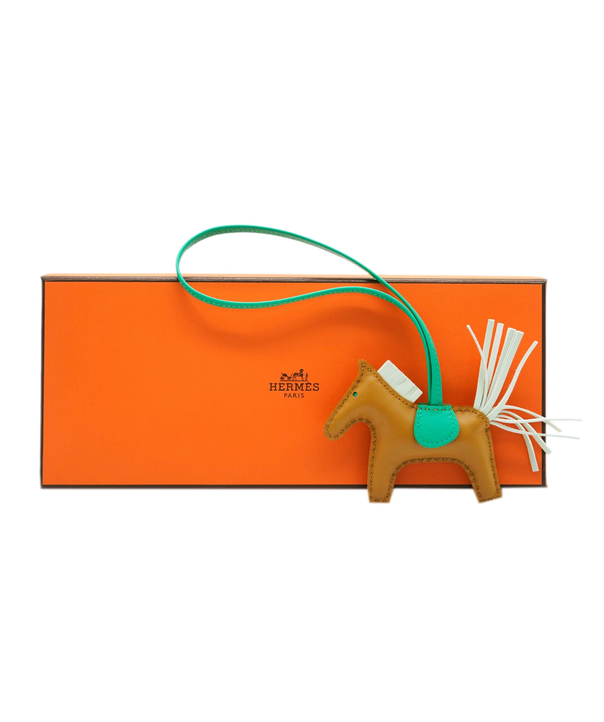 Hermès Hermès Rodeo Charm - Gold/Green ALC2141