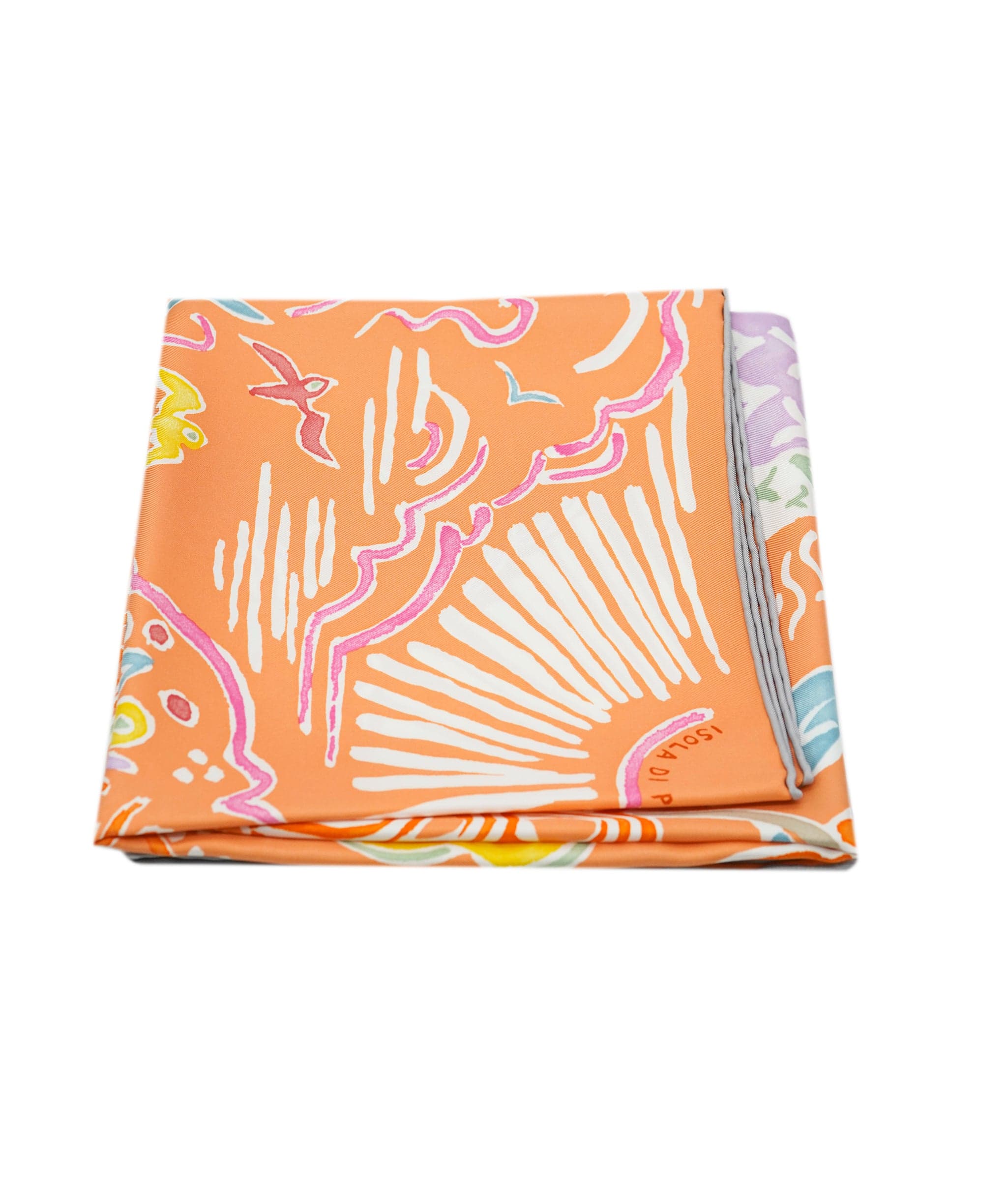 Hermès Hermes Scarf 90x90 Orange REC1727