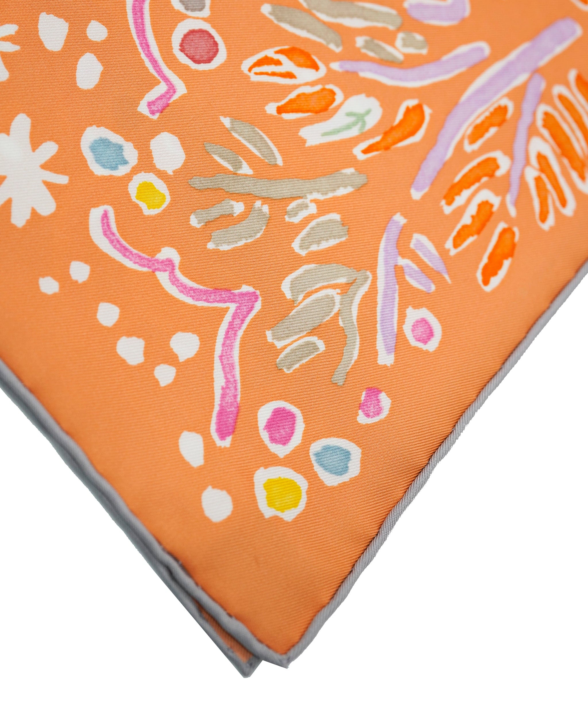 Hermès Hermes Scarf 90x90 Orange REC1727