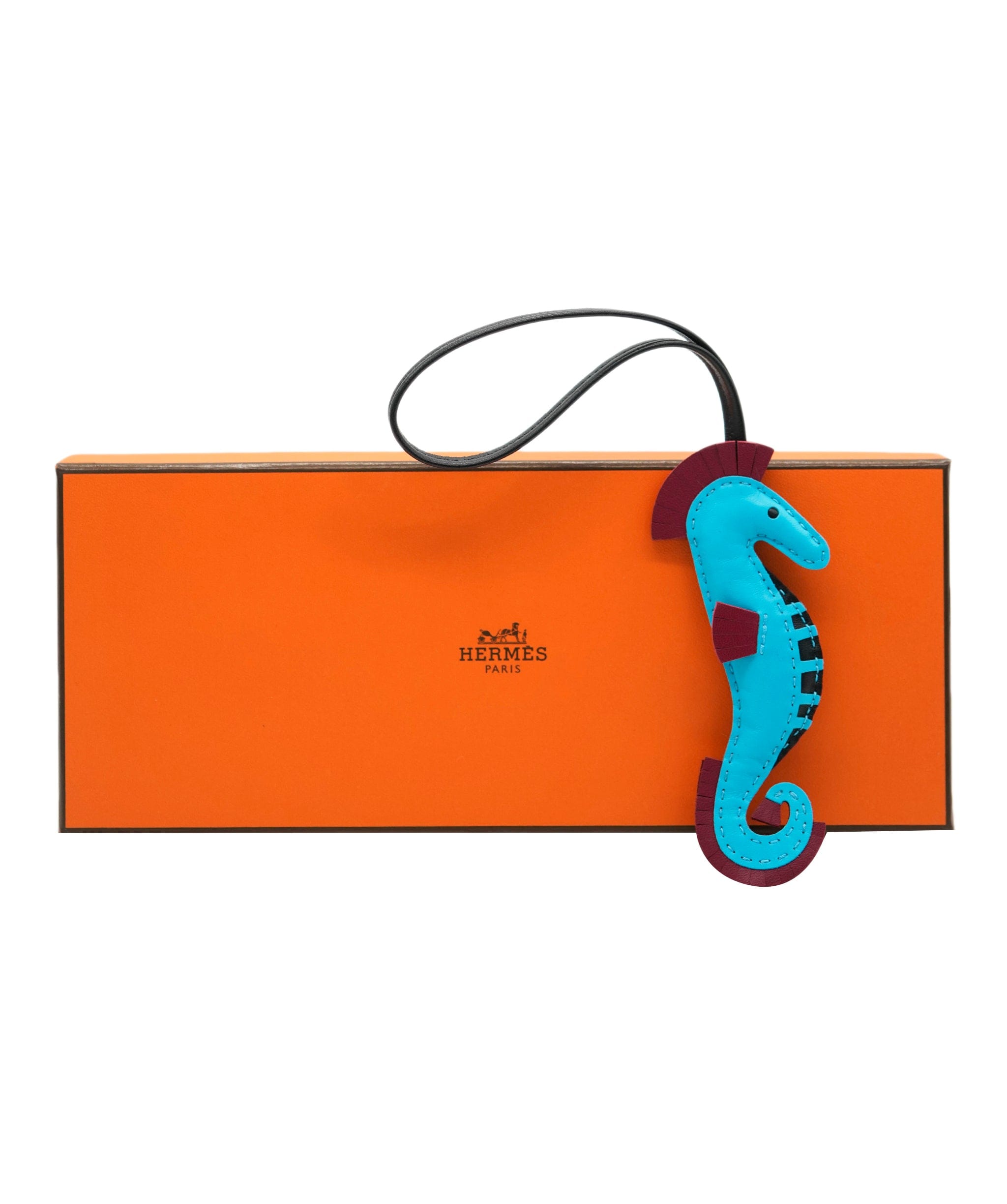 Hermès Hermès Seahorse Charm - Blue ALC2146