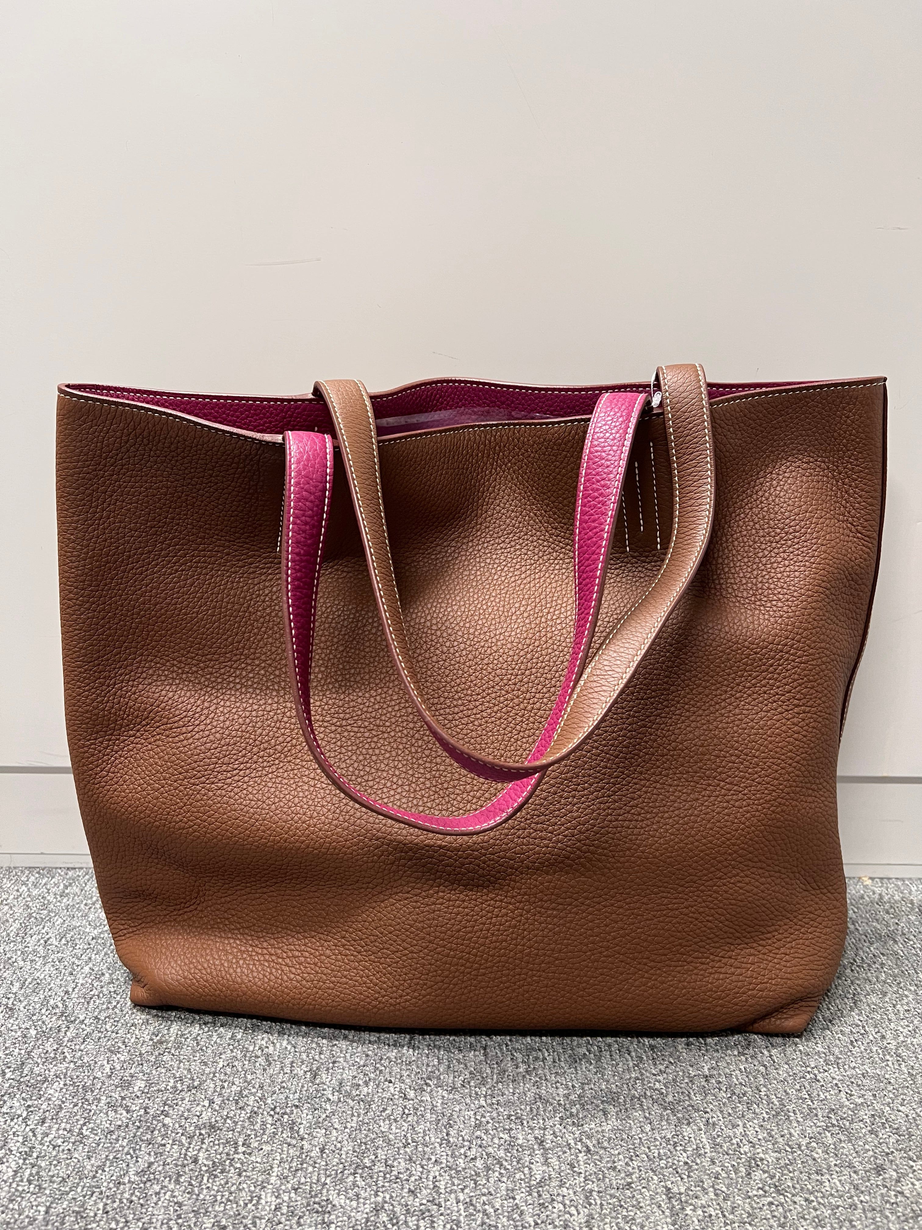 HERMES HERMES Taurillon Marron d'inde×Tosca Double Sens 36 B09205X6GR