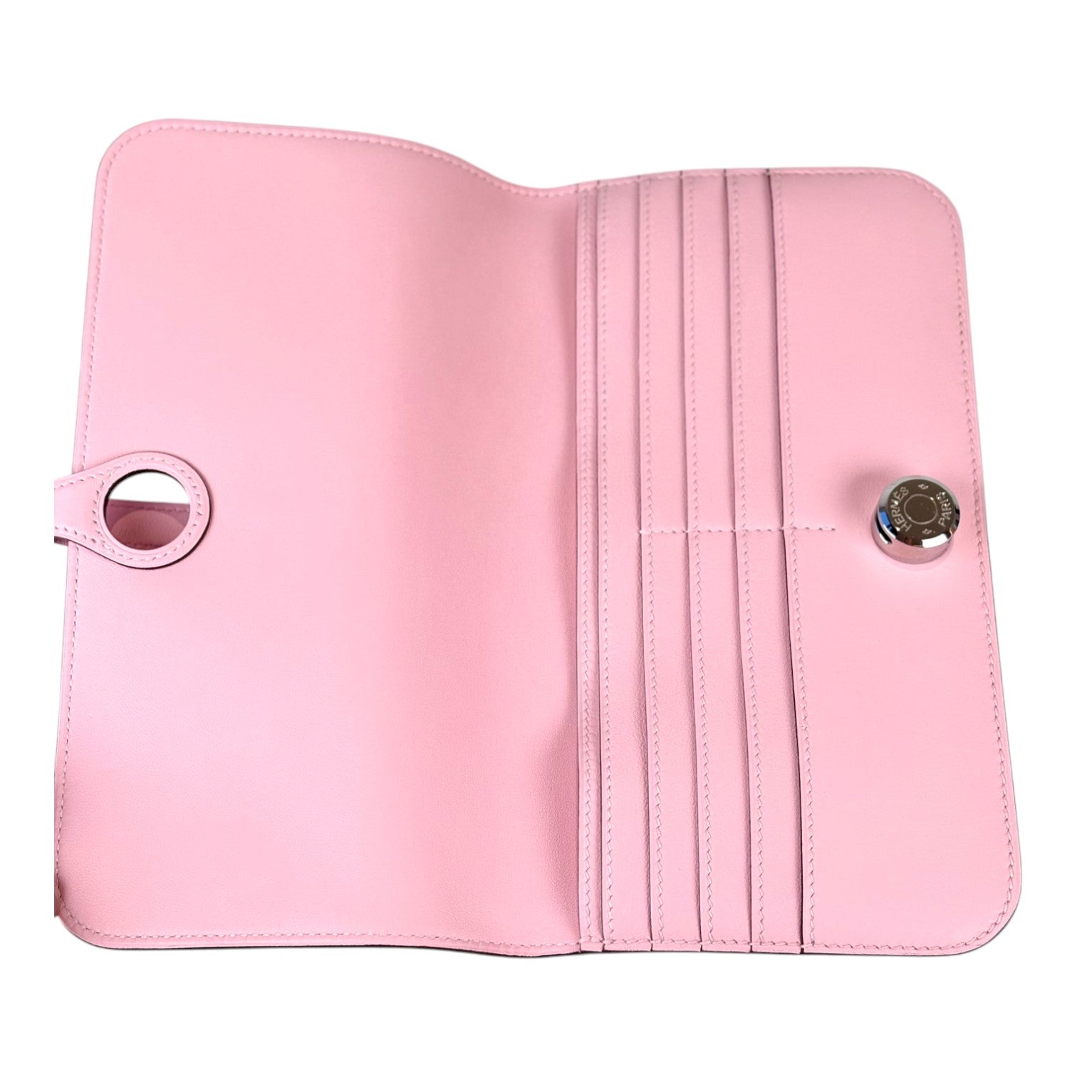 Hermes Hermes Pink Dogon Long Wallet