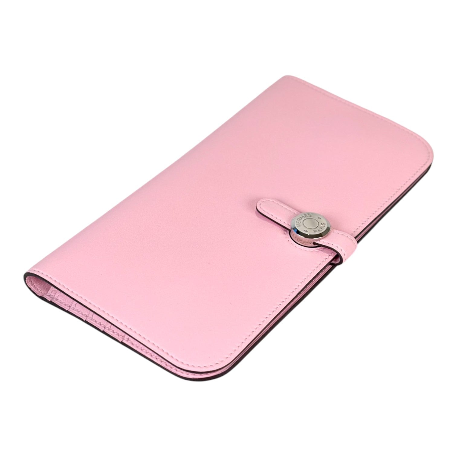 Hermes Hermes Pink Dogon Long Wallet